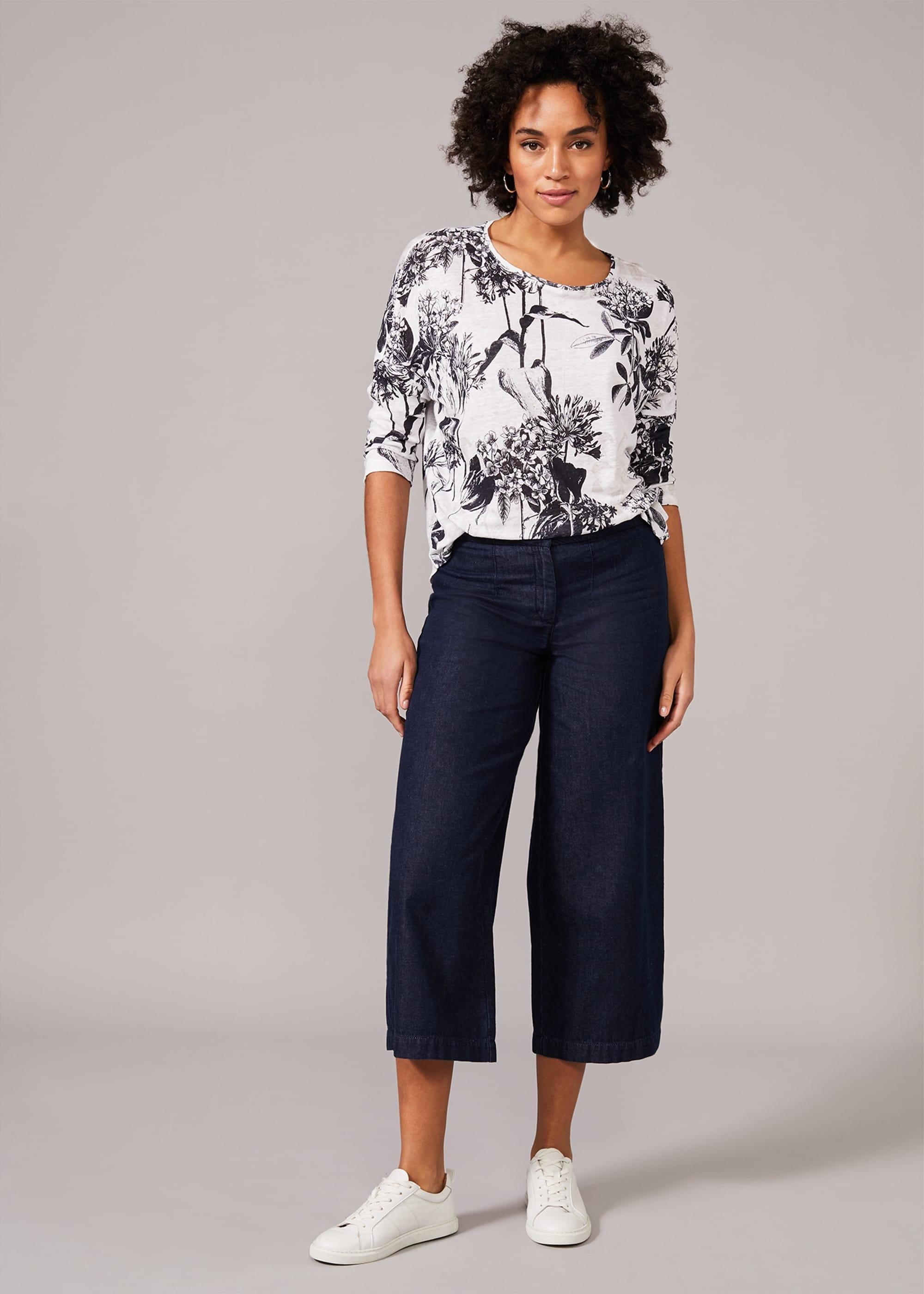 Catrina Floral Linen Top