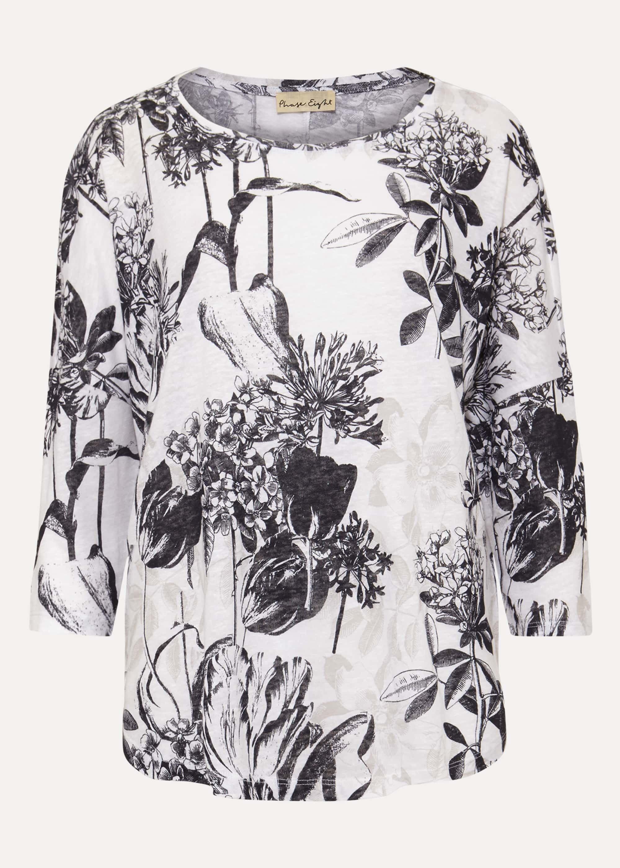 Catrina Floral Linen Top