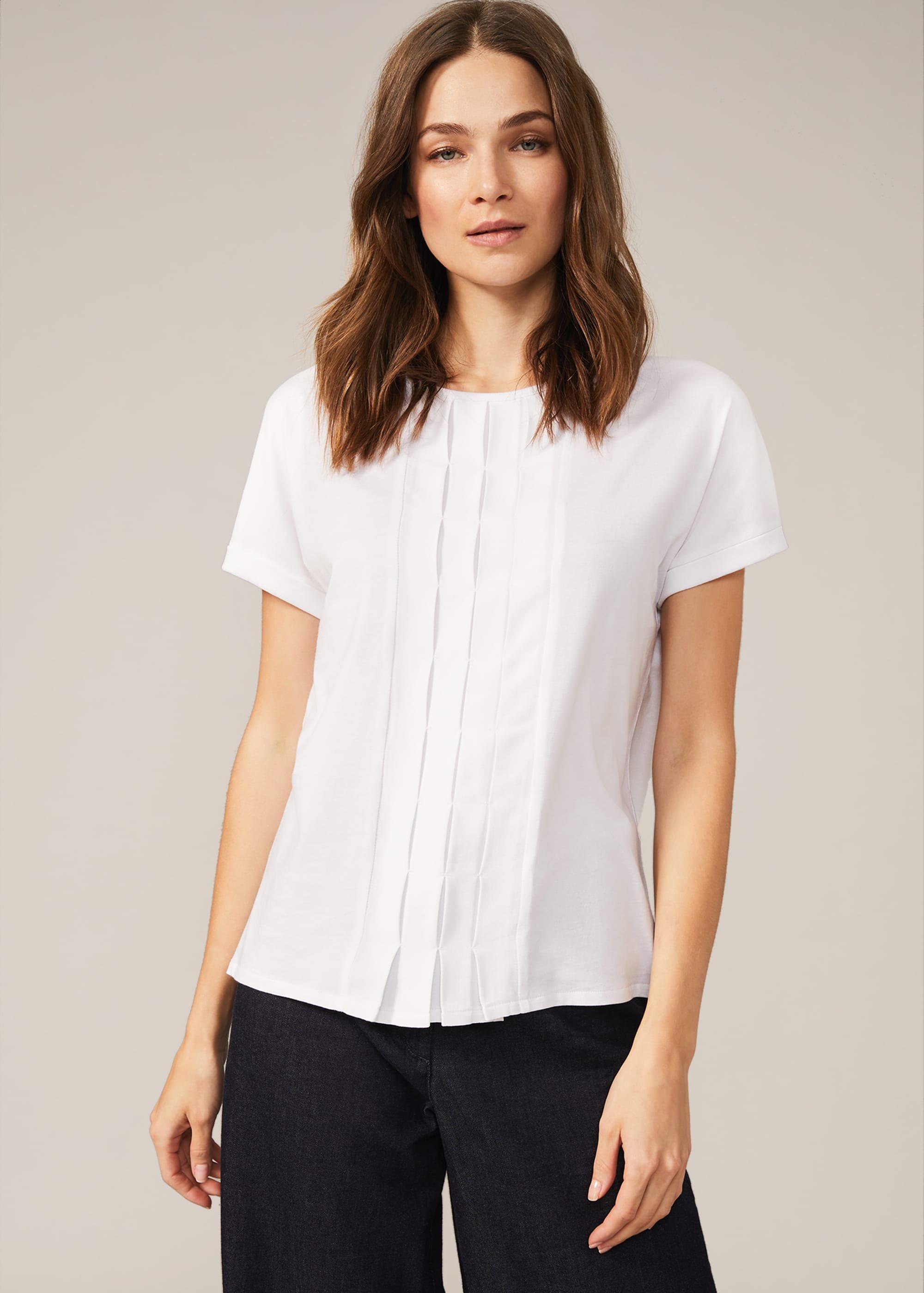 Iona Pleat Front Top