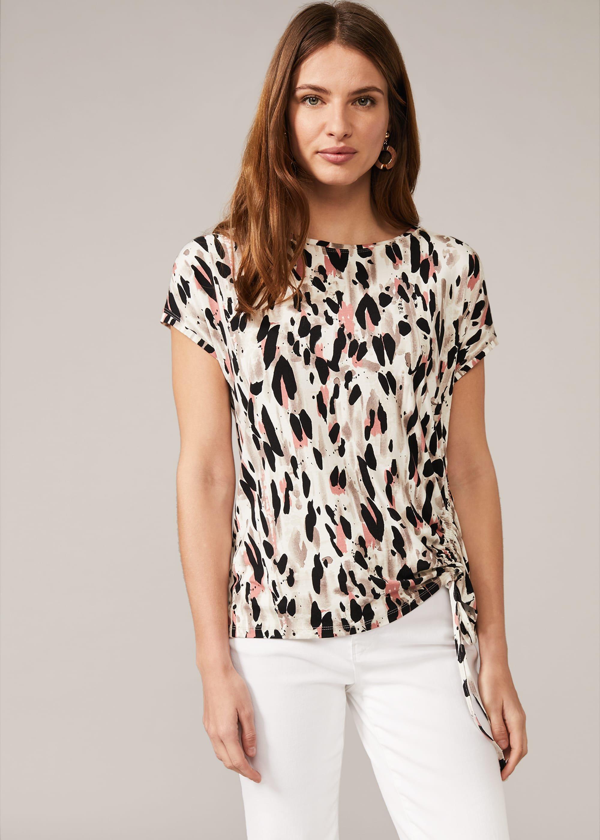 Jinny Abstract Print Top