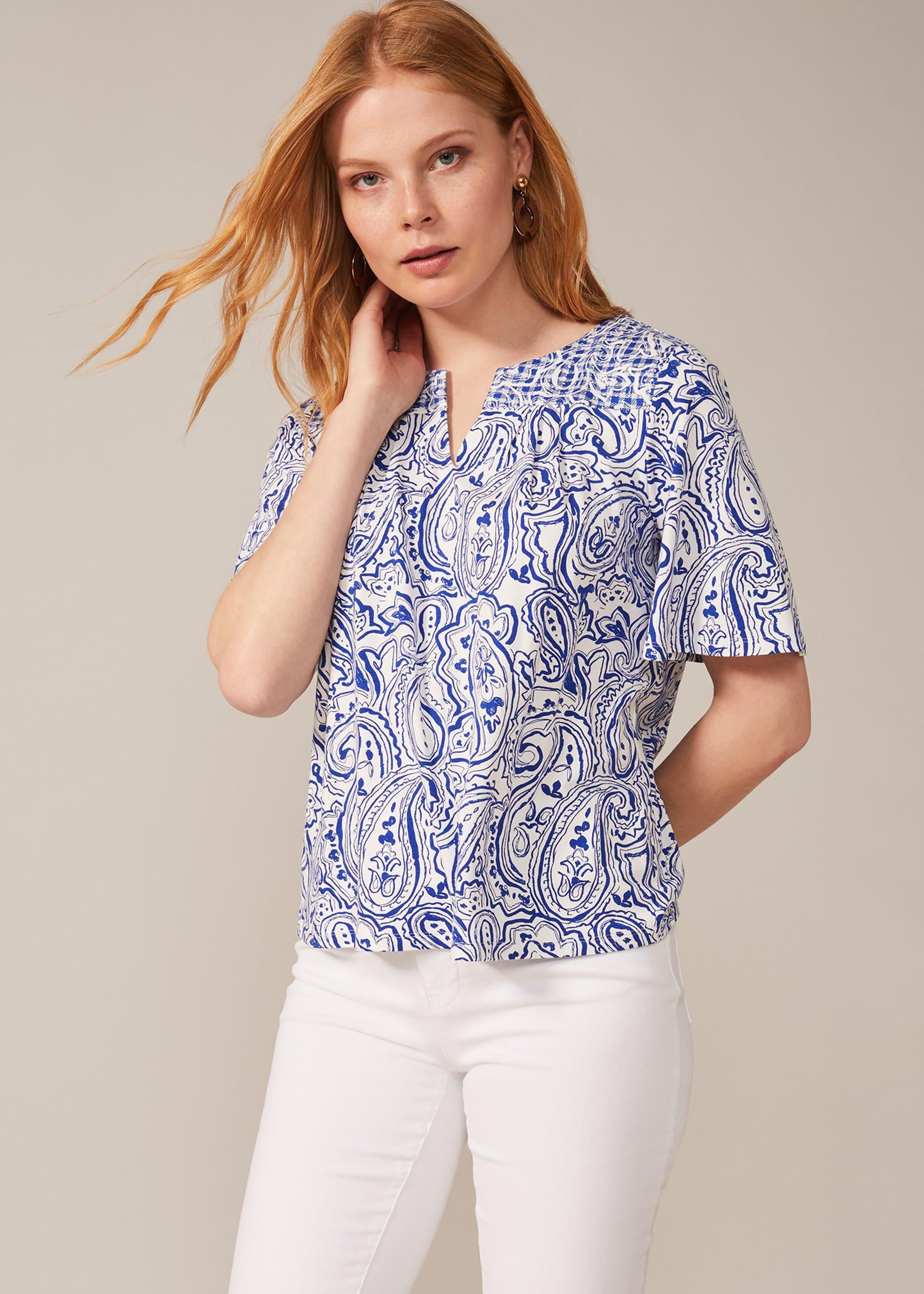 Samaya Paisley Print Top