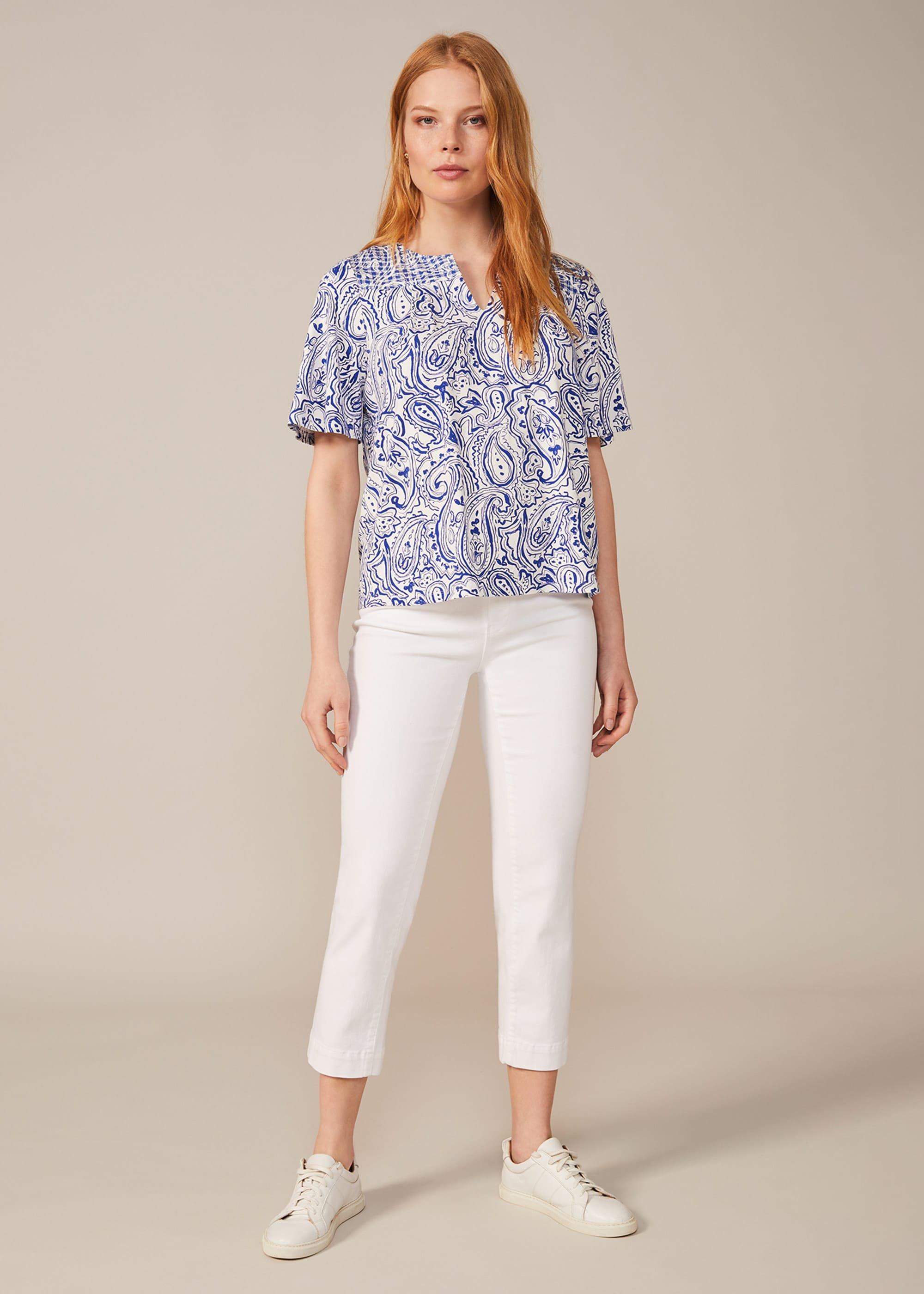 Samaya Paisley Print Top