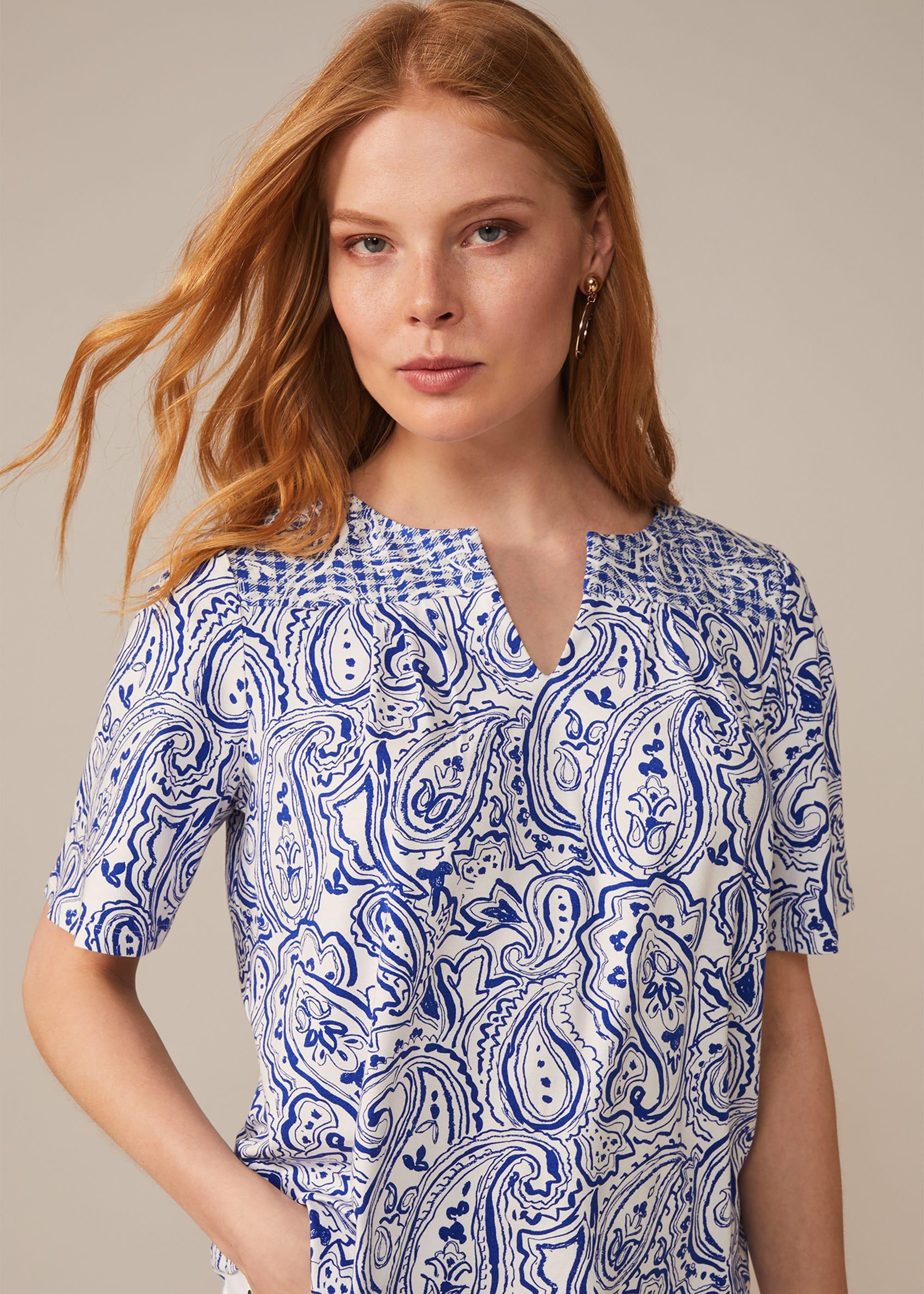 Samaya Paisley Print Top