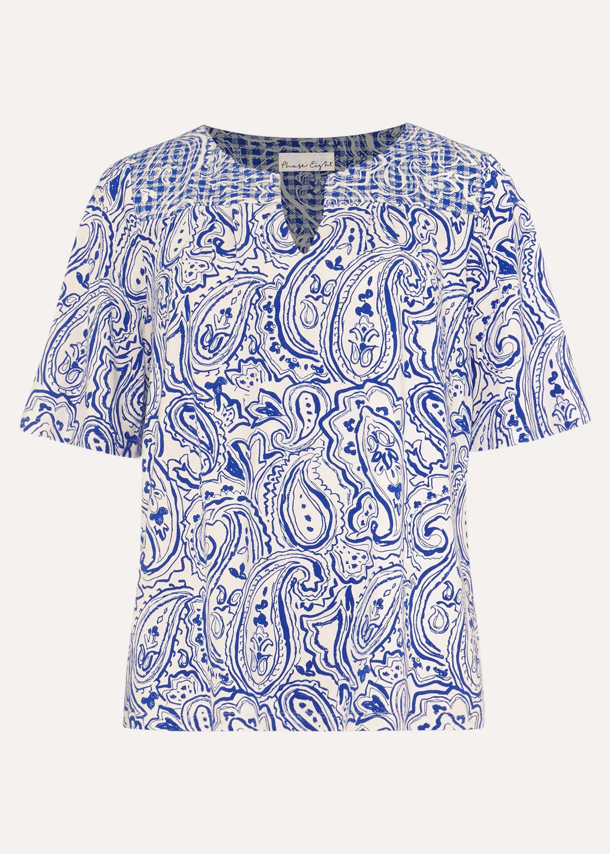 Samaya Paisley Print Top