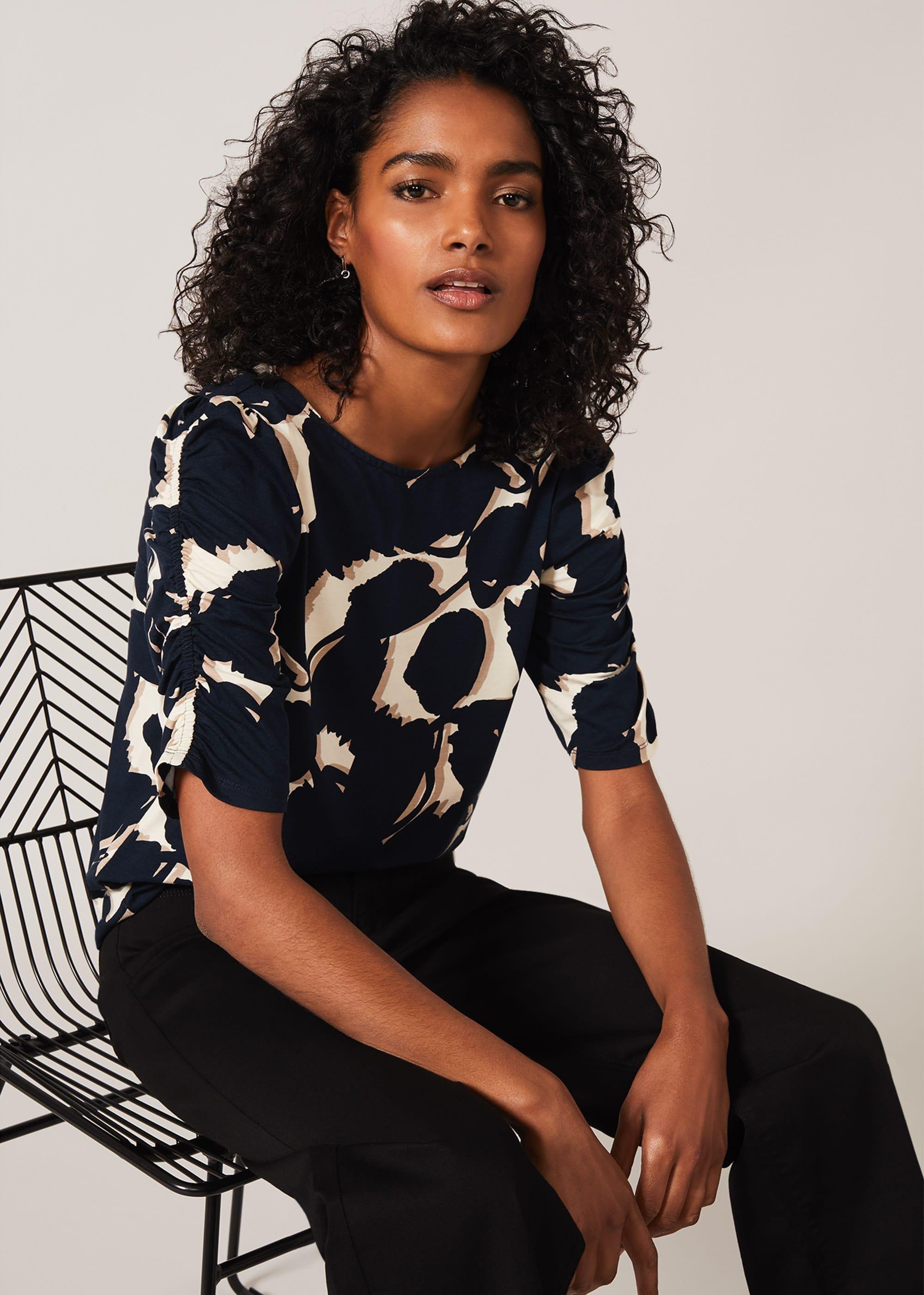 Naava Abstract Floral Top