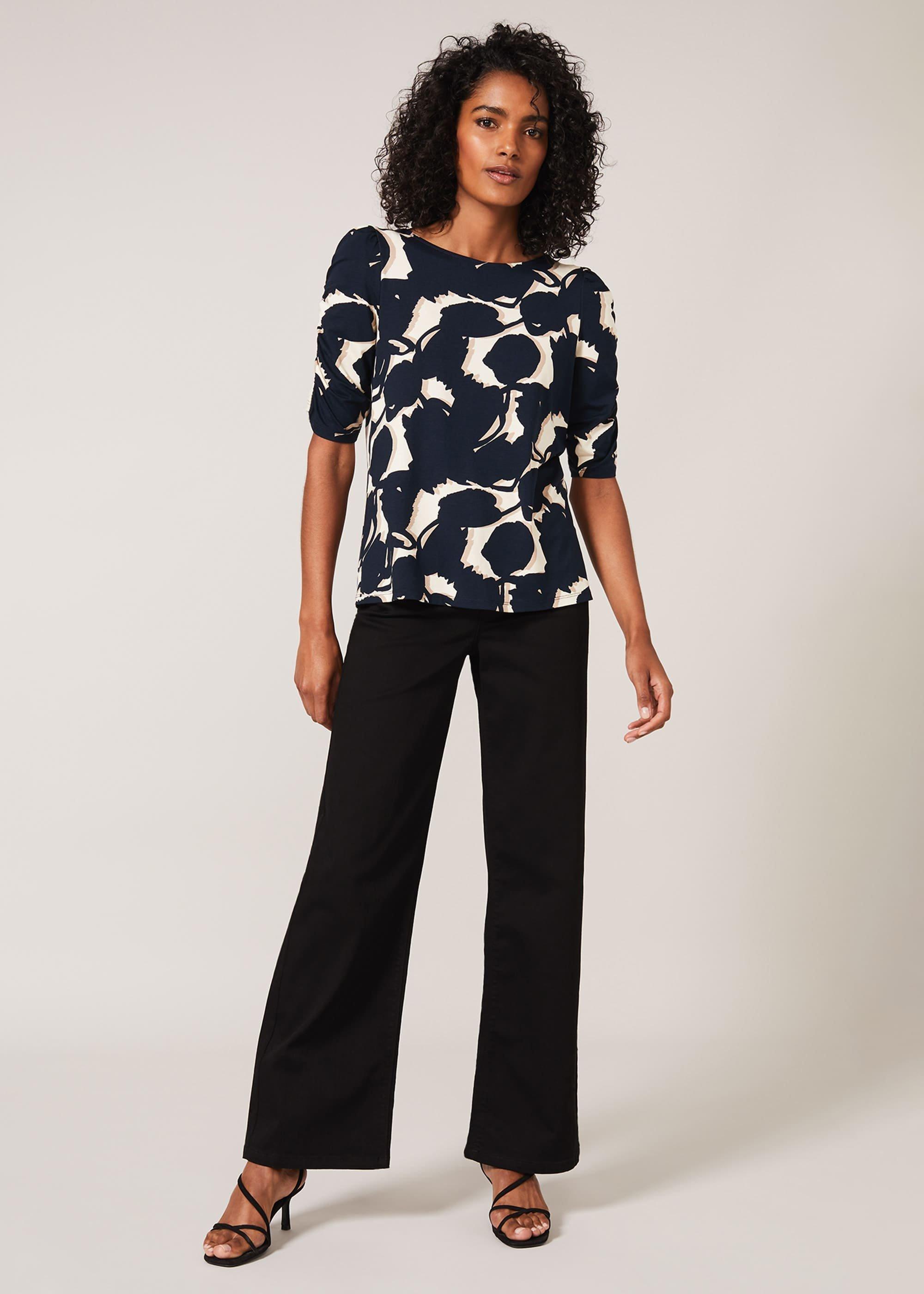 Naava Abstract Floral Top