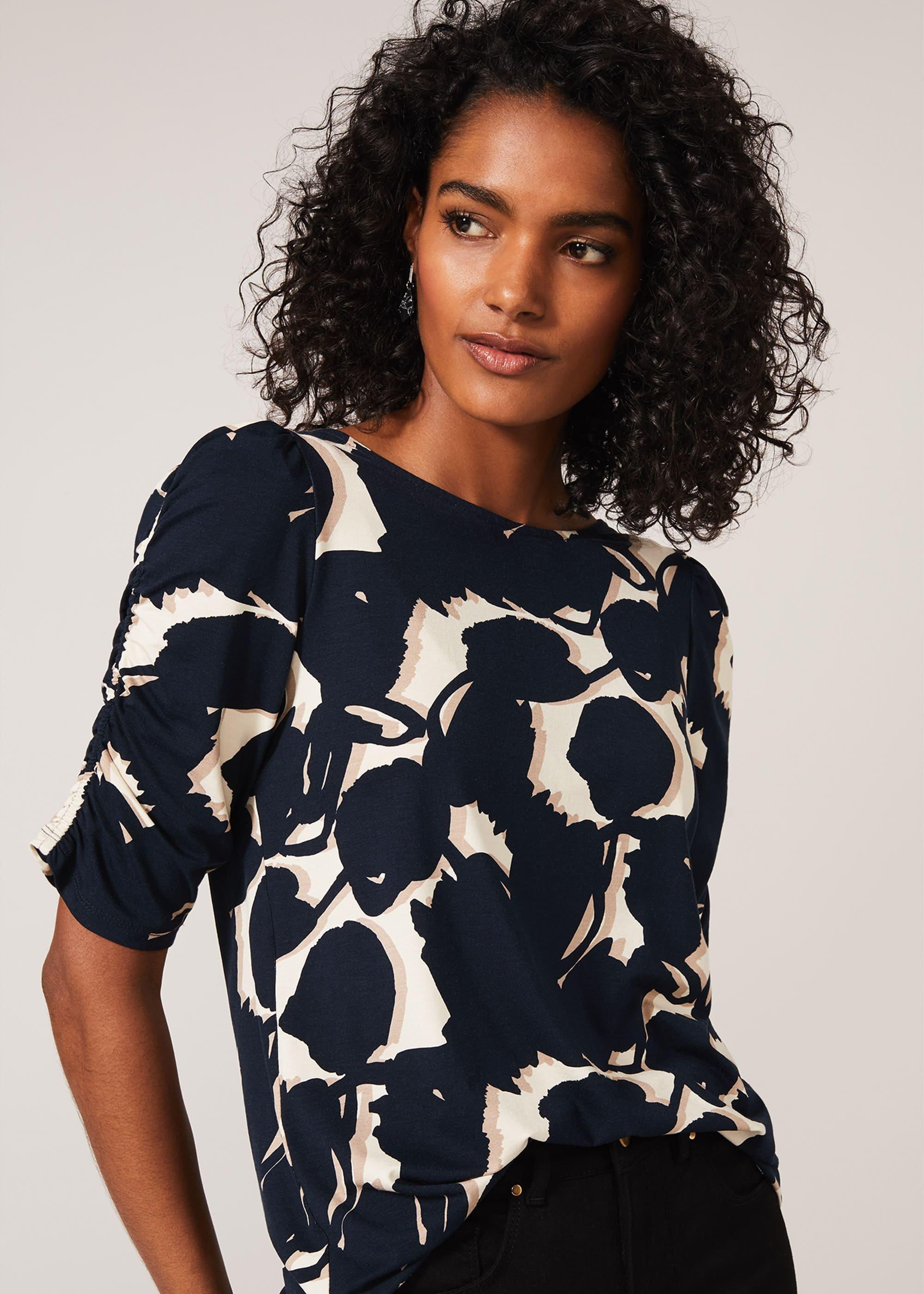 Naava Abstract Floral Top