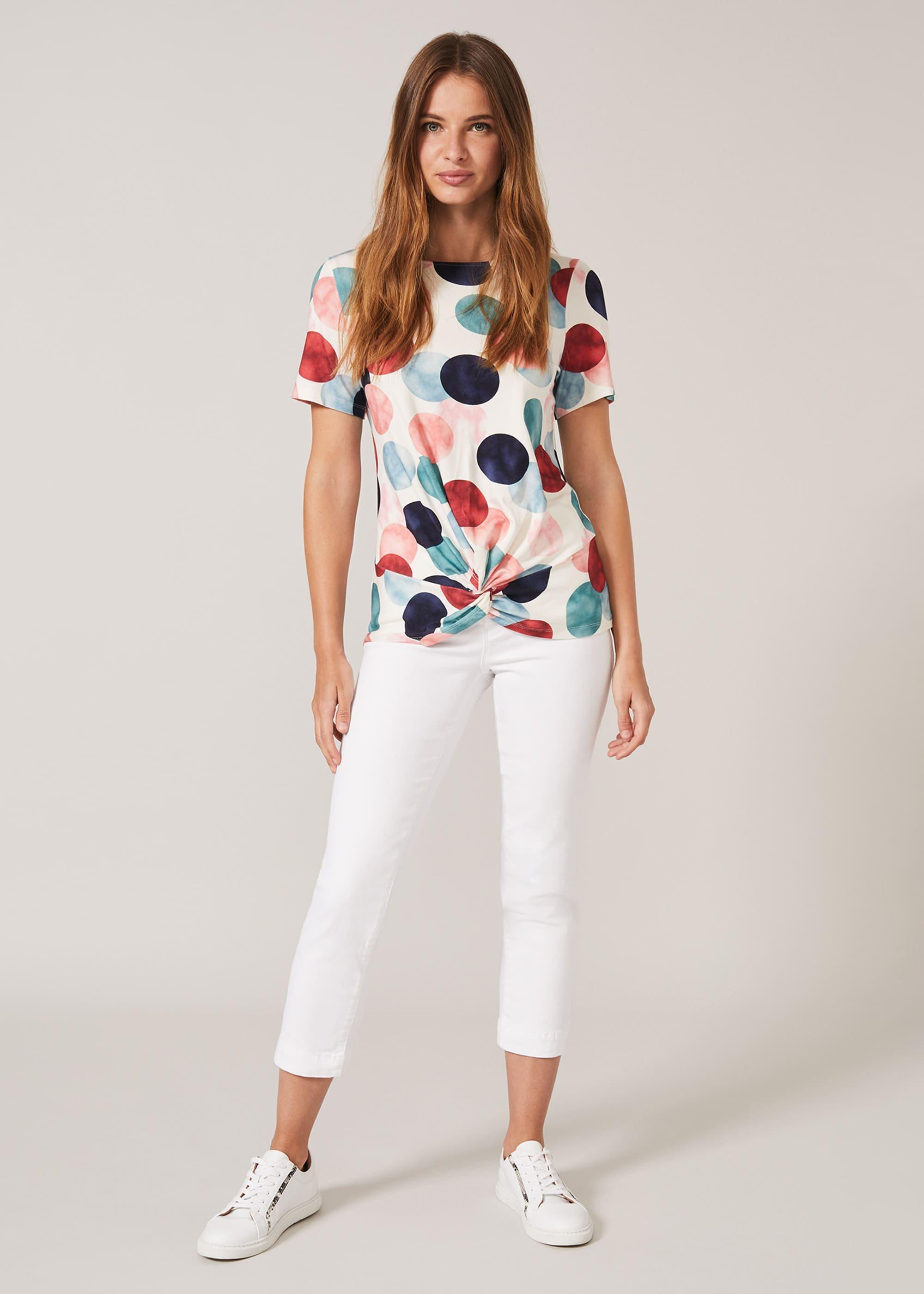Gretchen Spot Print Top