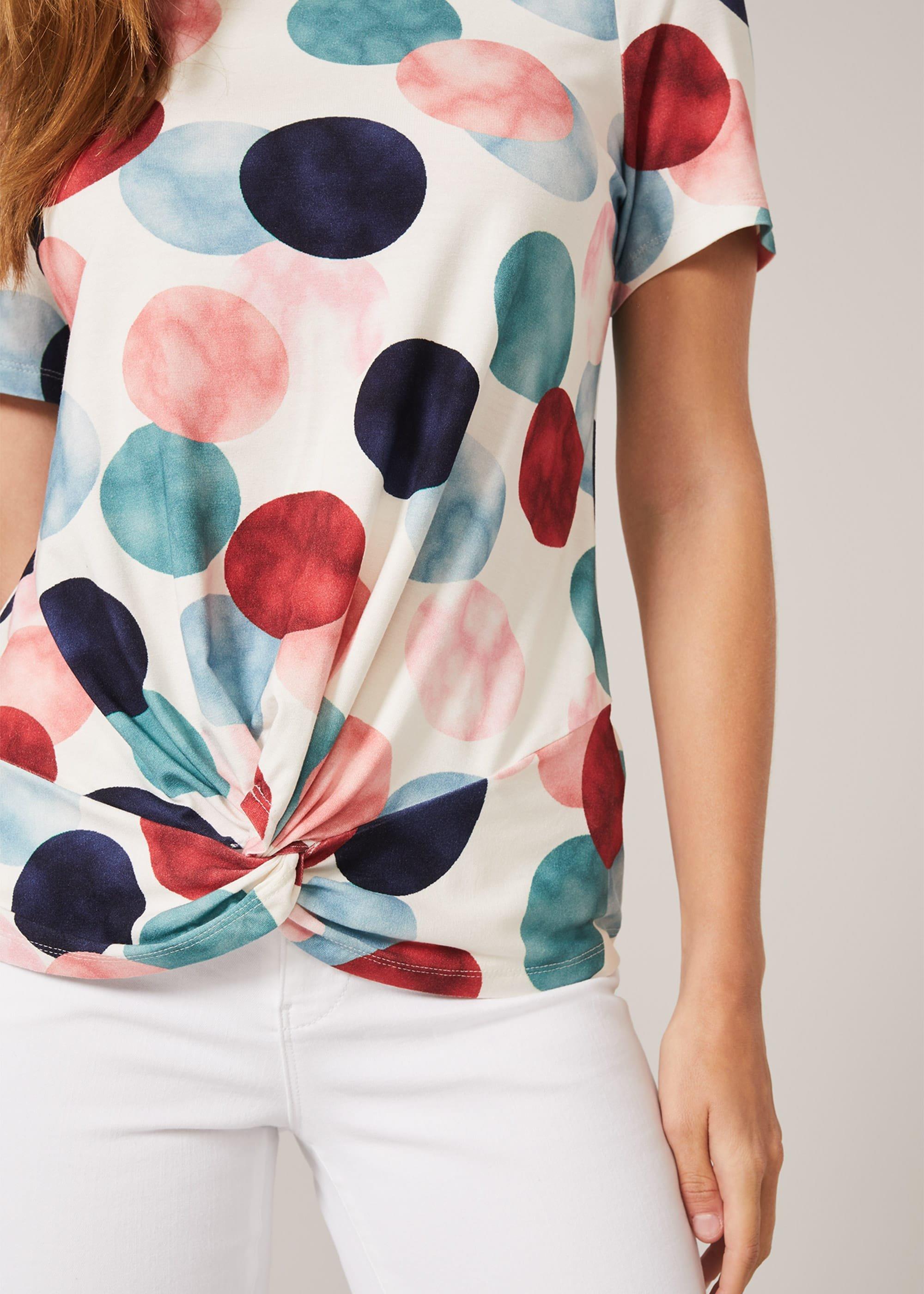 Gretchen Spot Print Top