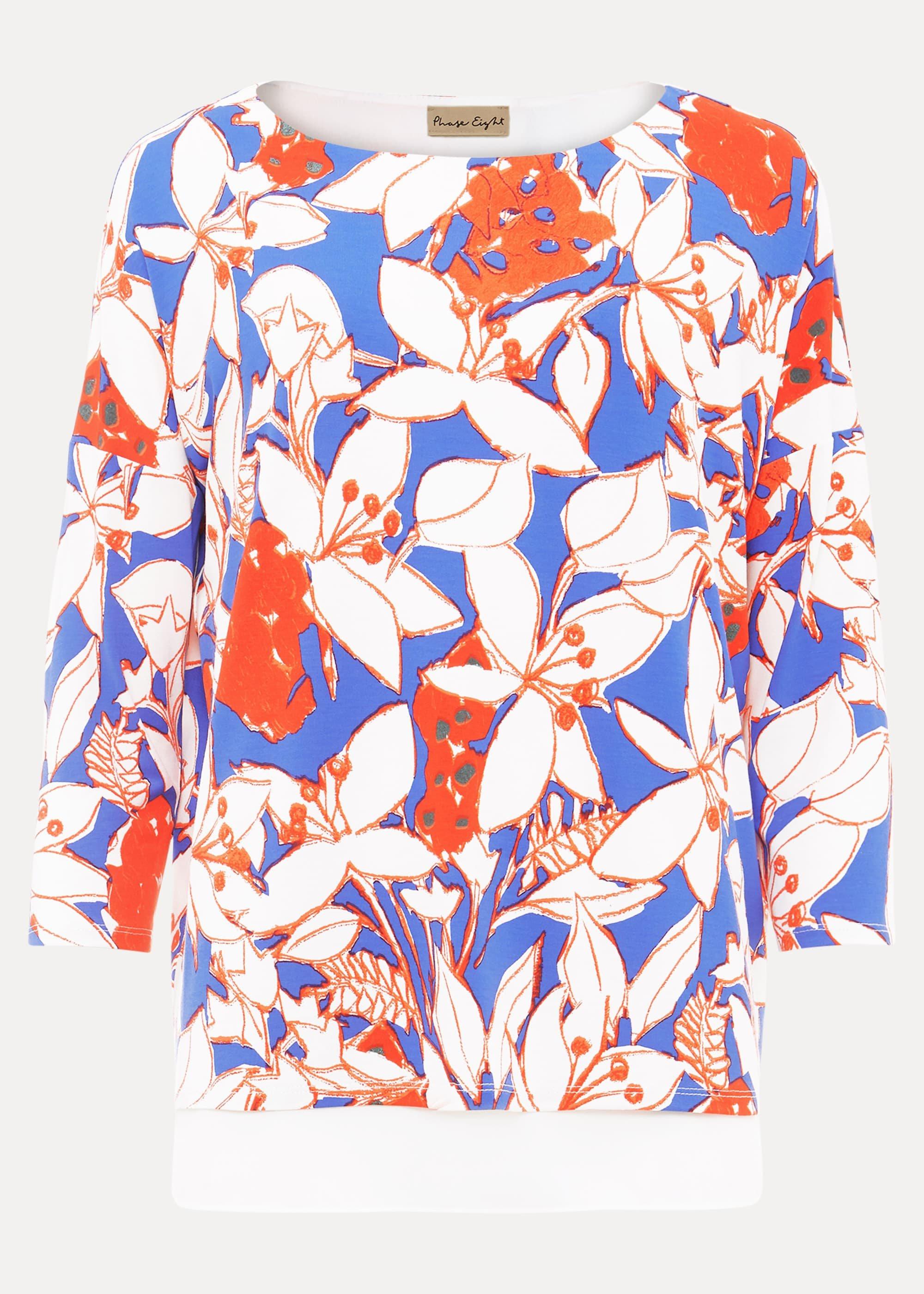 Mera Floral Double Layer Top