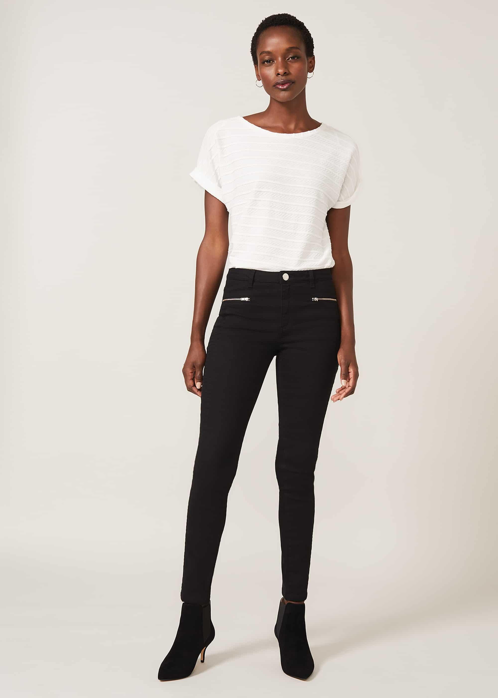 Renata Textured Scoop Neck Top
