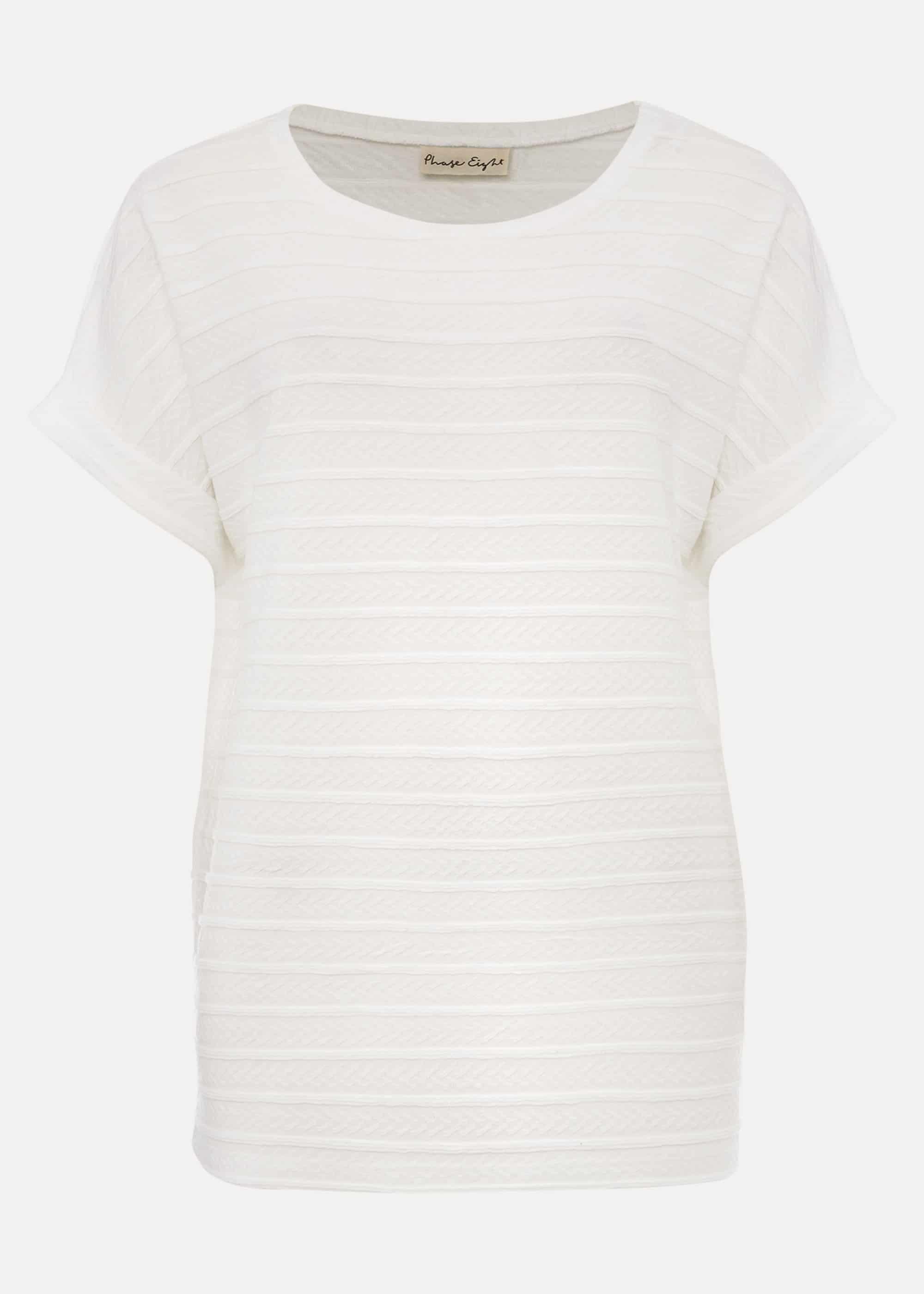 Renata Textured Scoop Neck Top