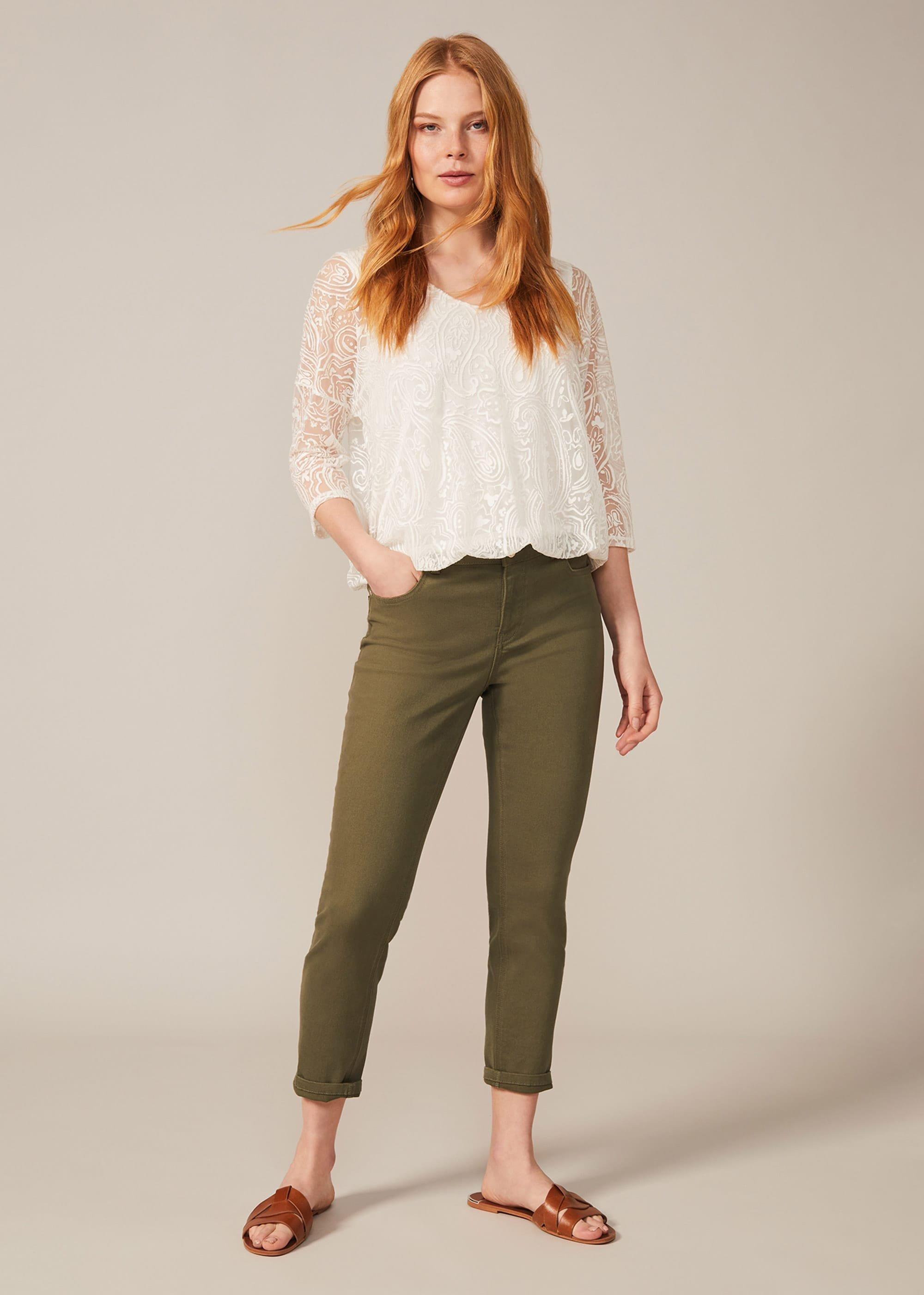Cydney Paisley Burnout Top