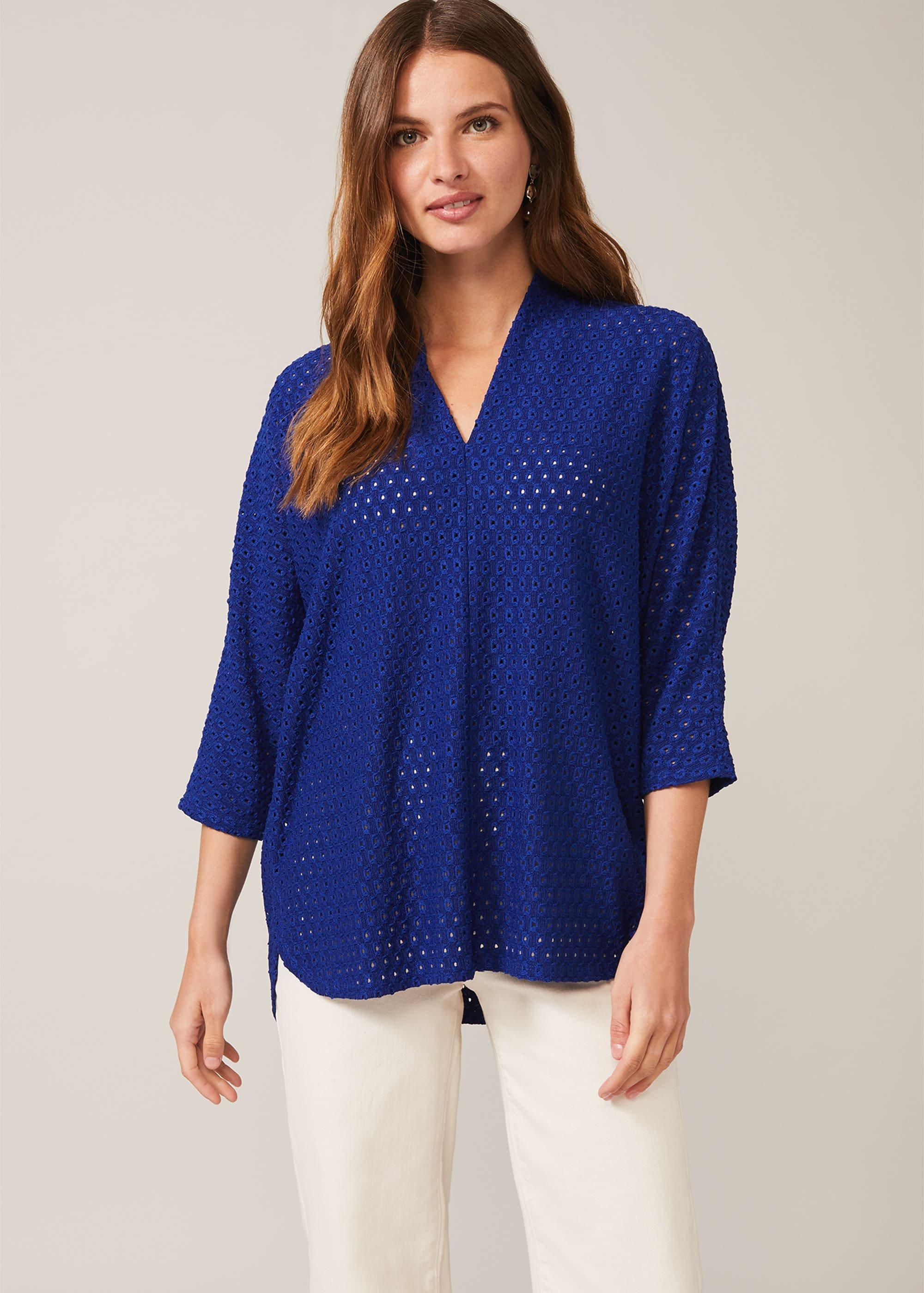 Vanessa V-Neck Lace Top