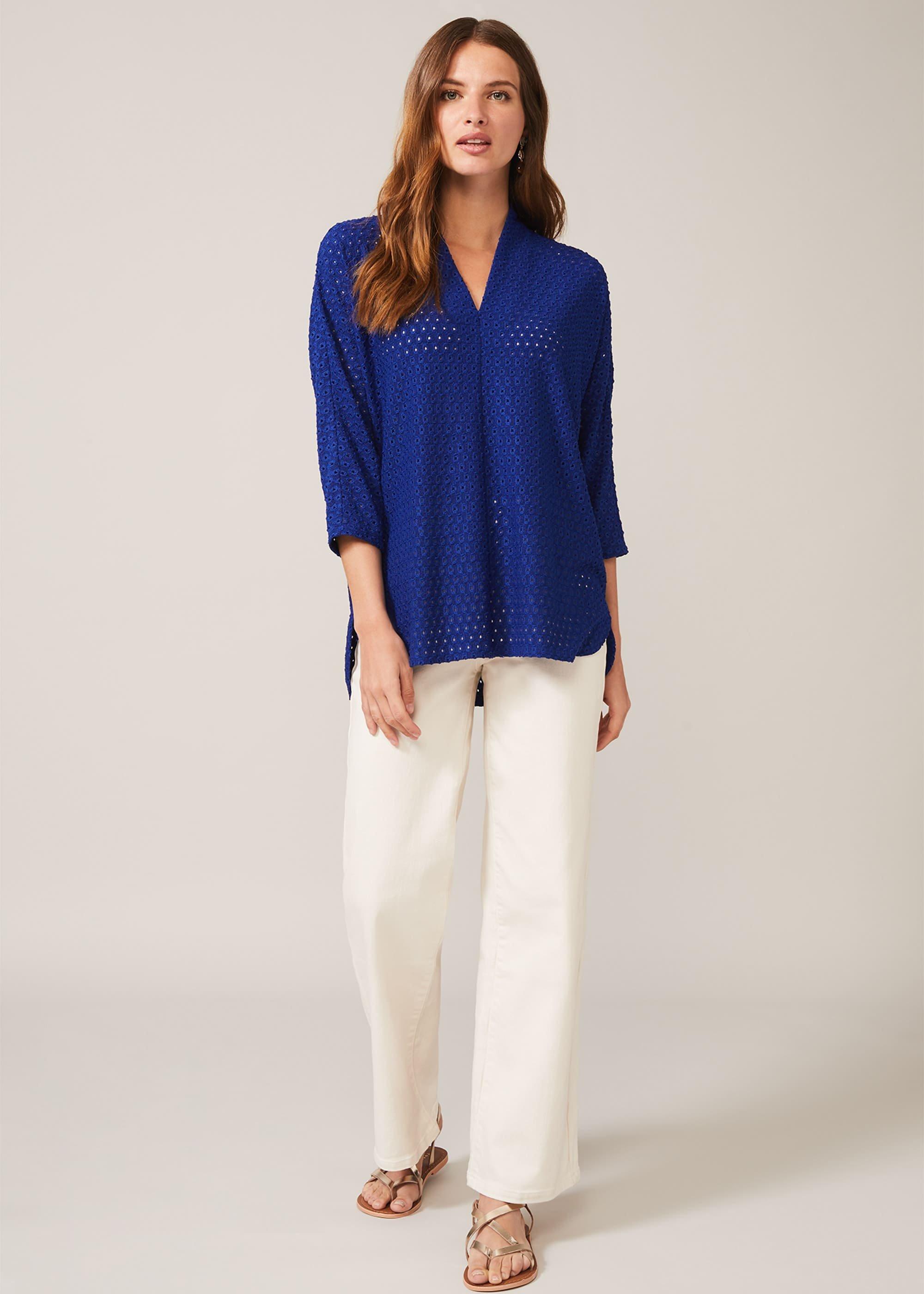Vanessa V-Neck Lace Top