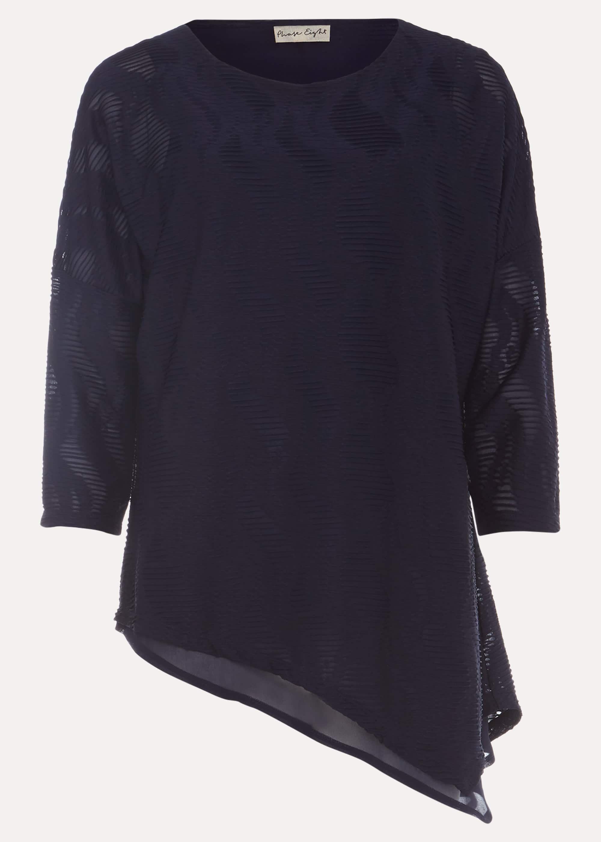 Maisha Textured Asymmetric Top