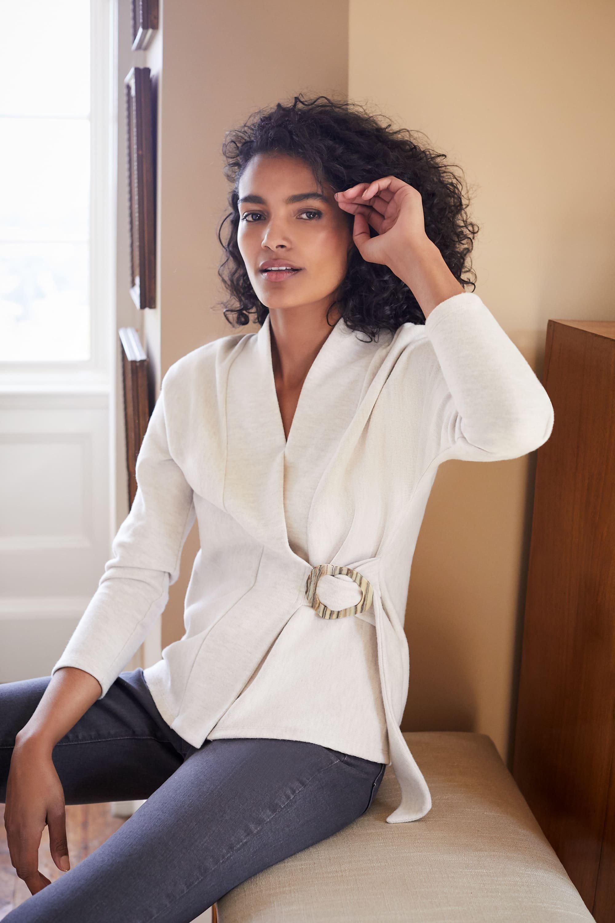 Melanie Soft Wrap Top