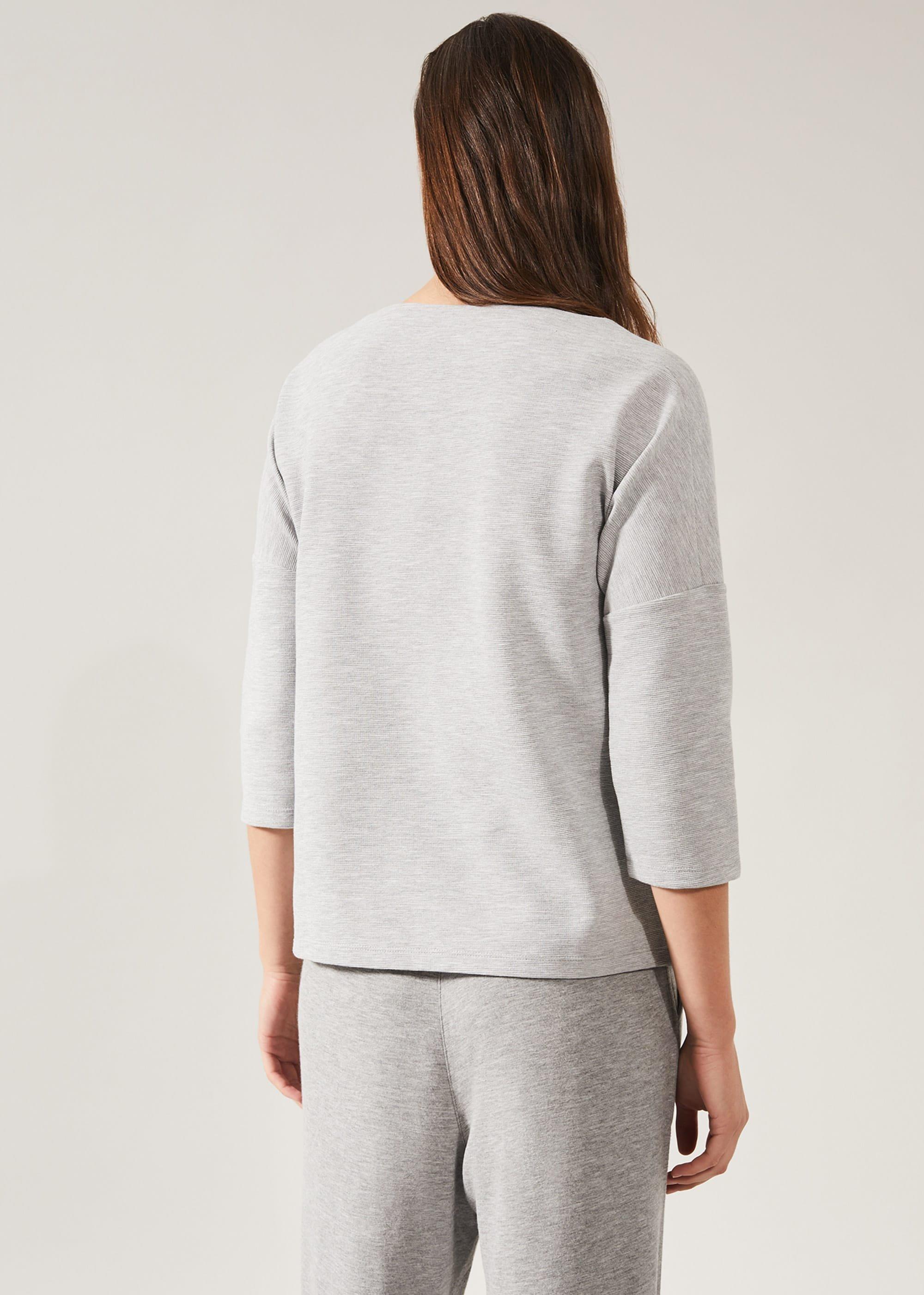Ola Asymmetric Button Hem Detail Top
