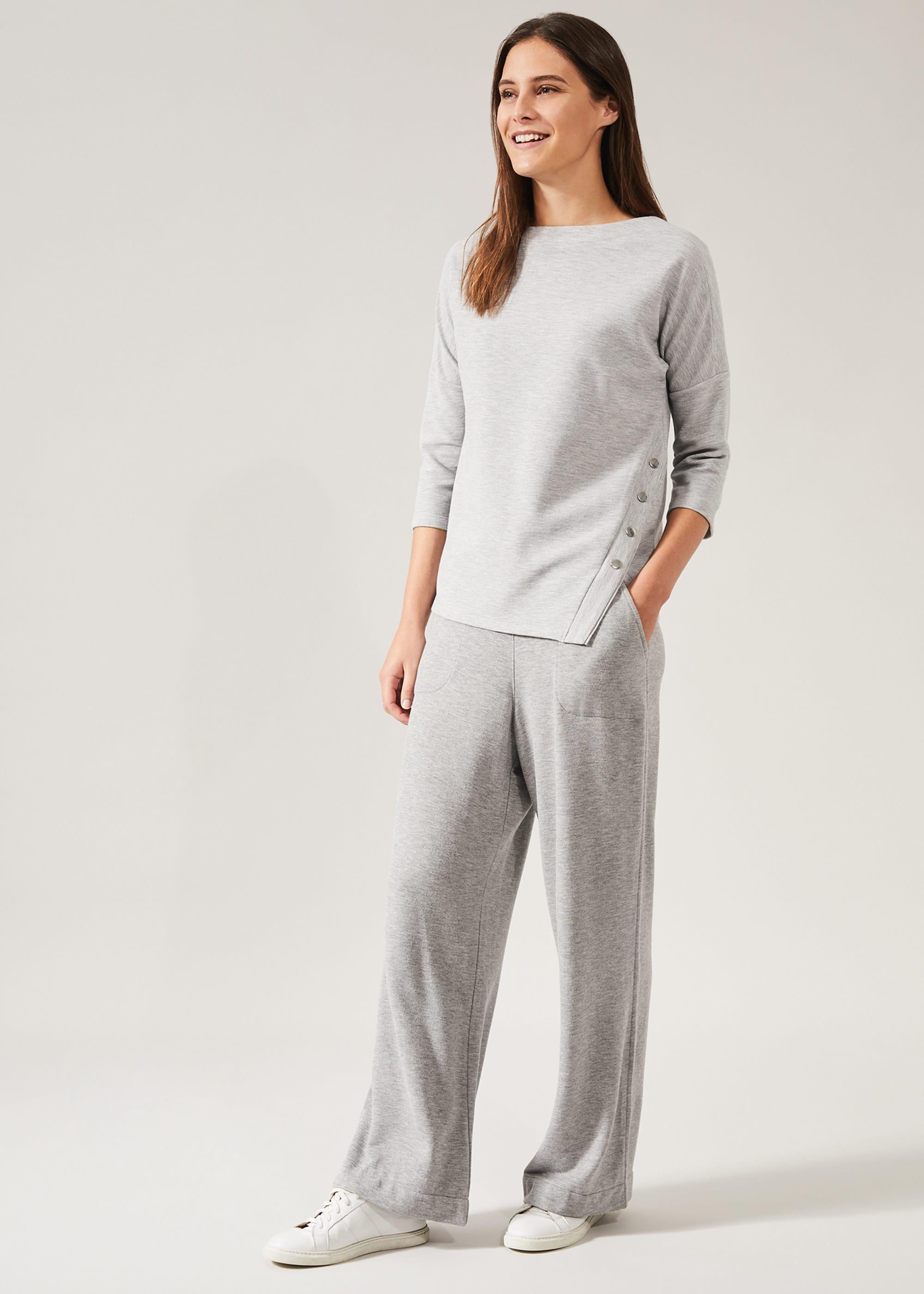 Ola Asymmetric Button Hem Detail Top
