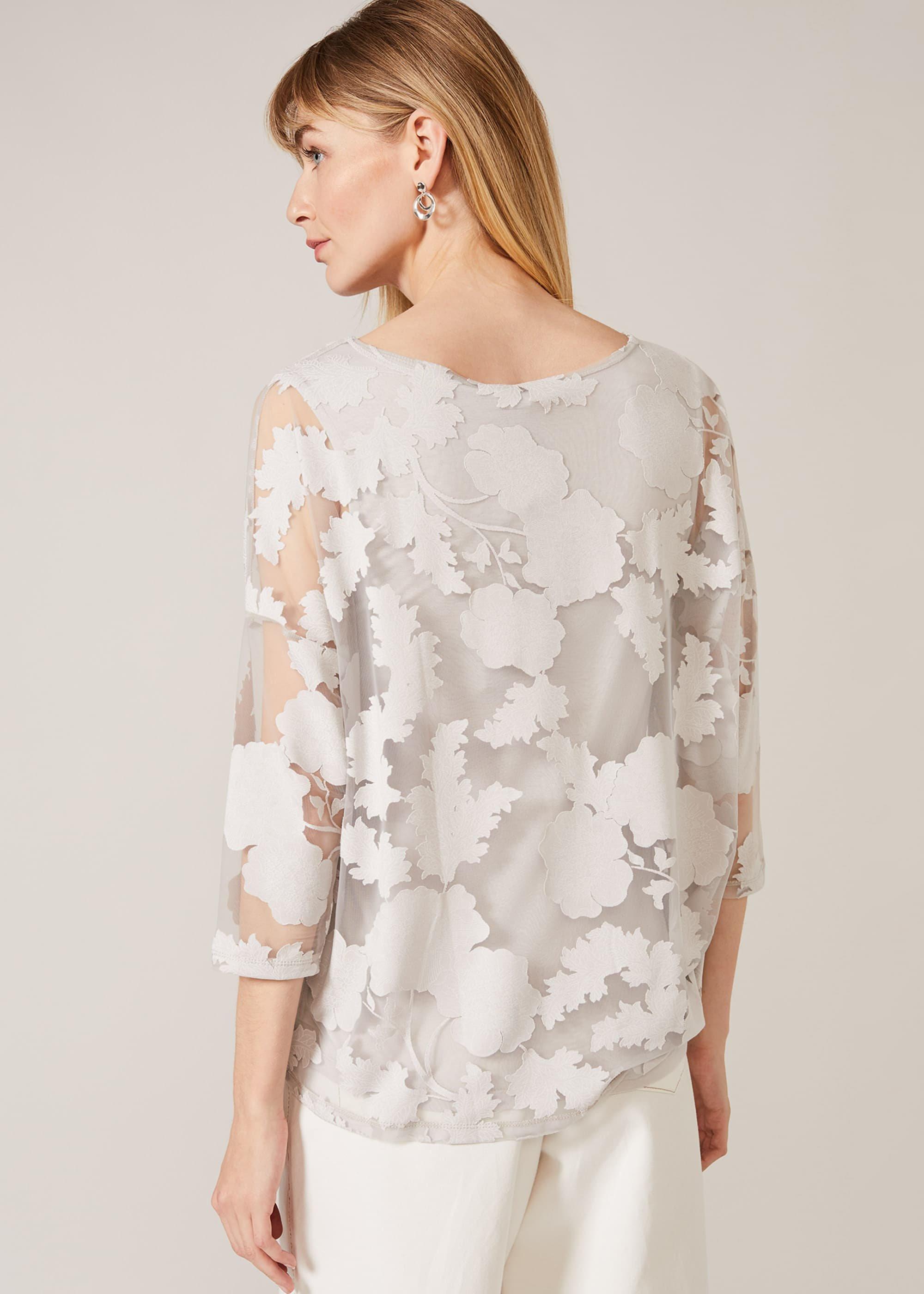 Michelle Double Layer Burnout Top