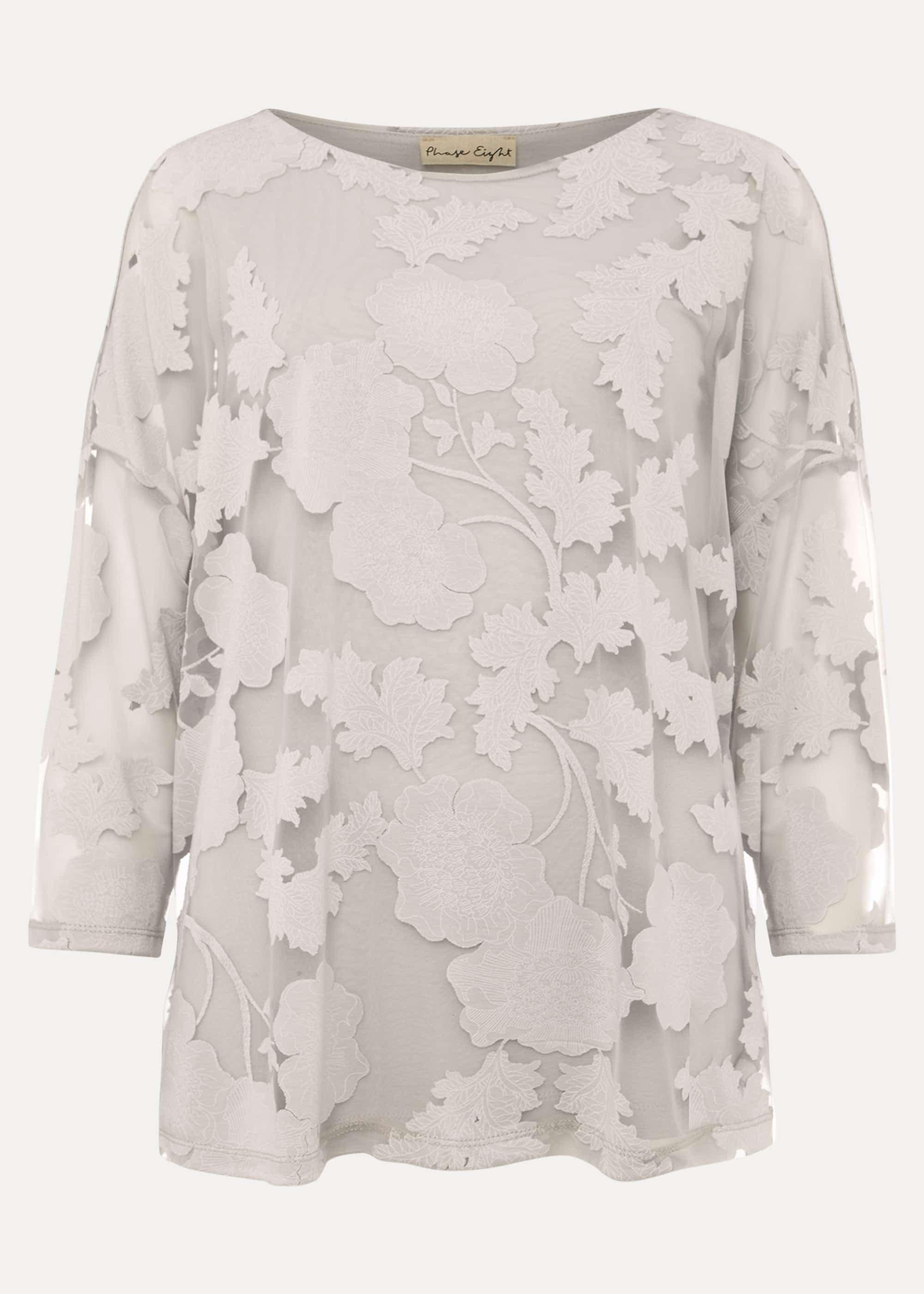 Michelle Double Layer Burnout Top