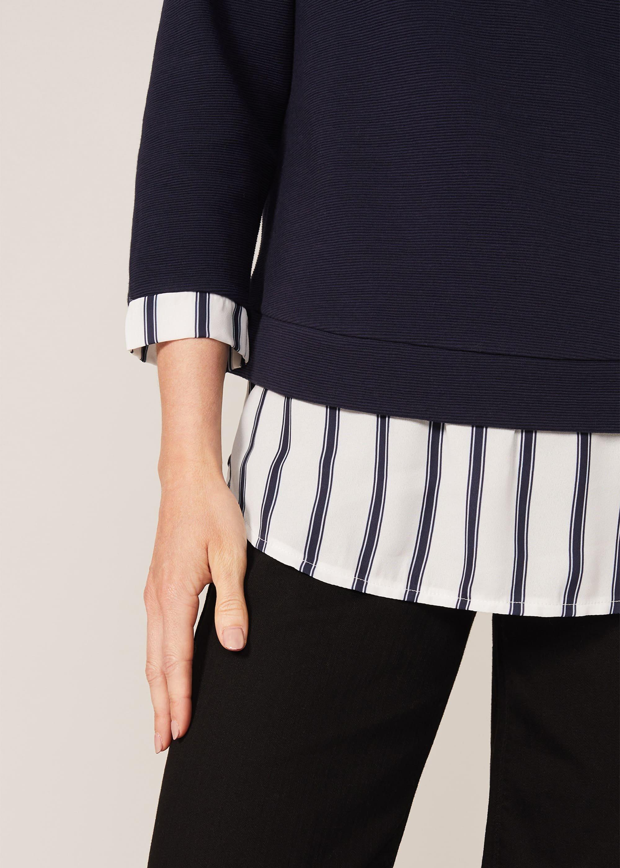 Mica Stripe Hem Top
