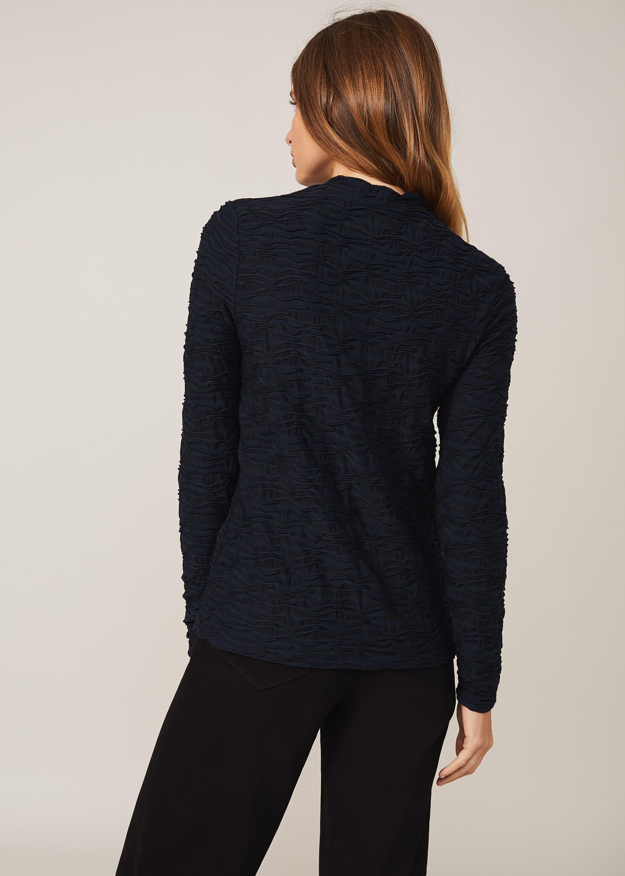 Iris Fitted Textured Top