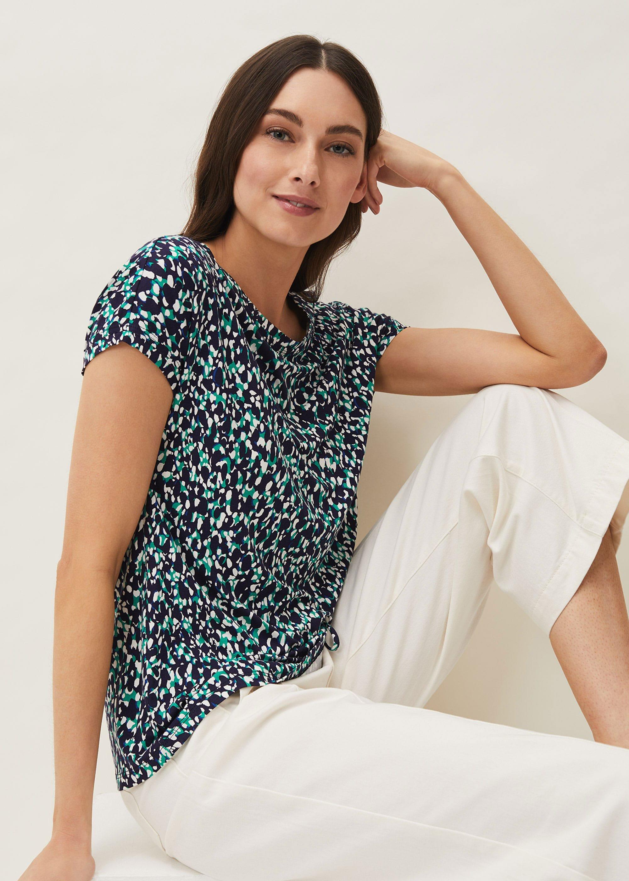 Carolina Print Jinny Top