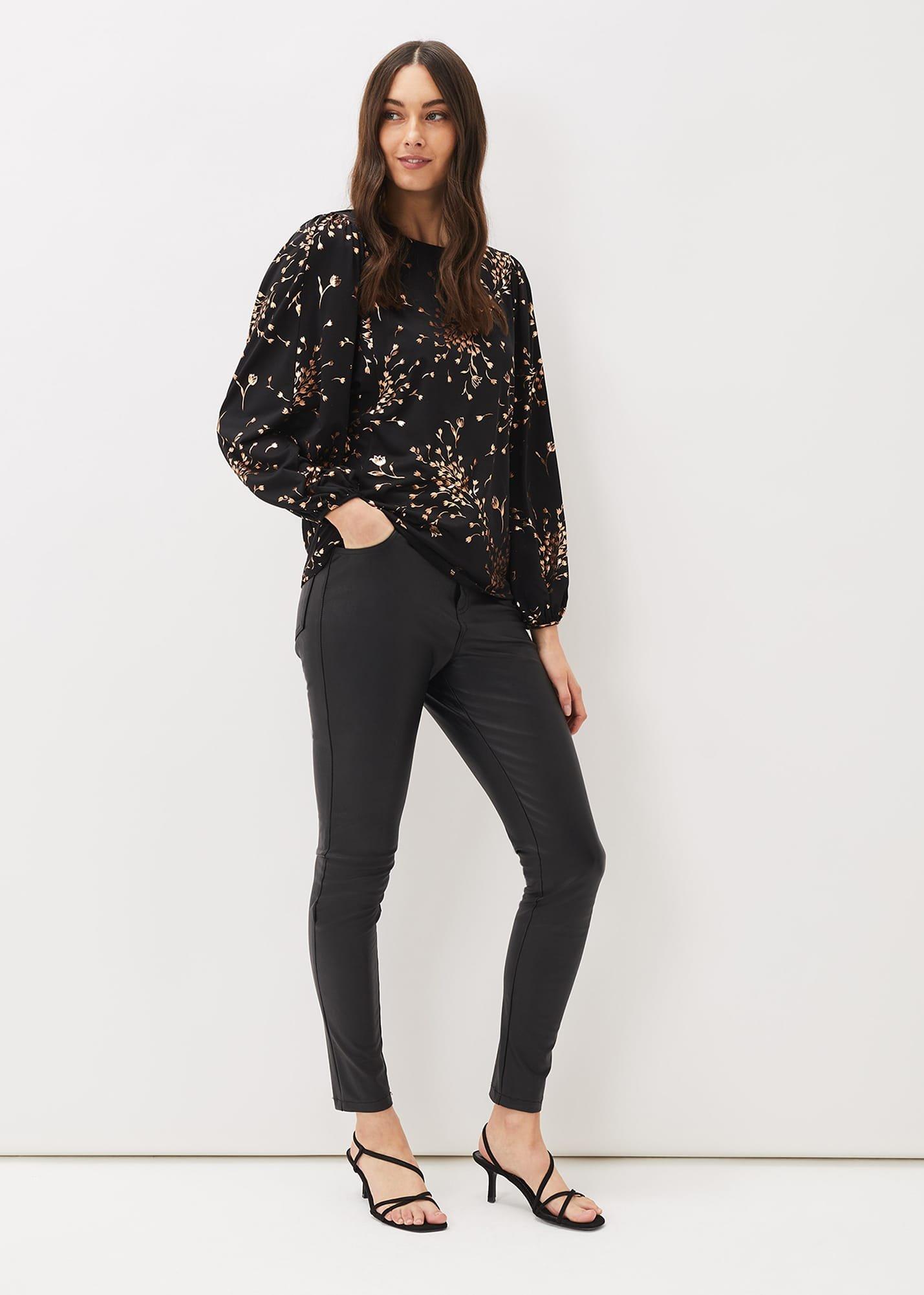 Jacinta Floral Foil Top