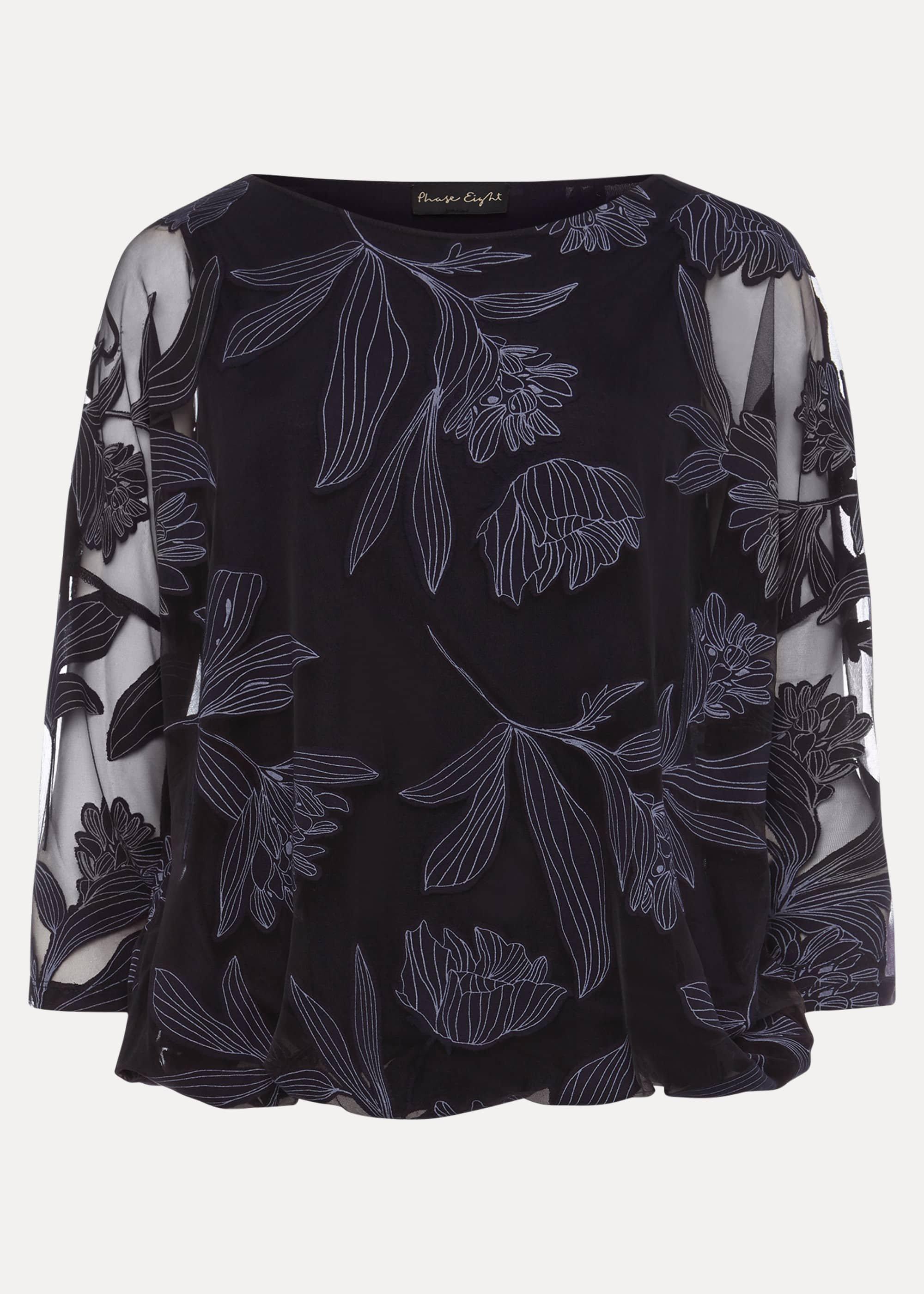Reine Print Burnout Top