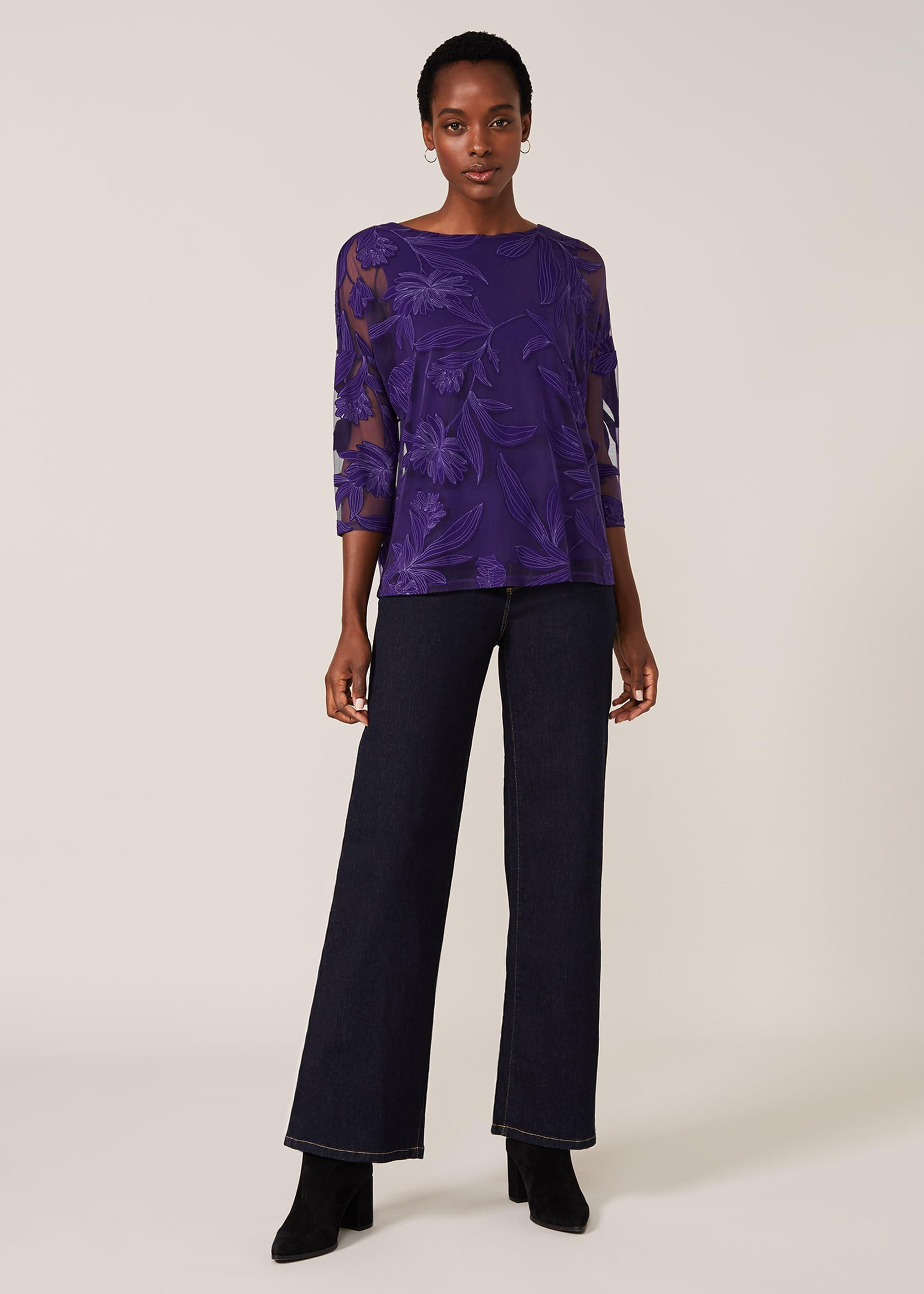 Cerys Floral Burnout Top