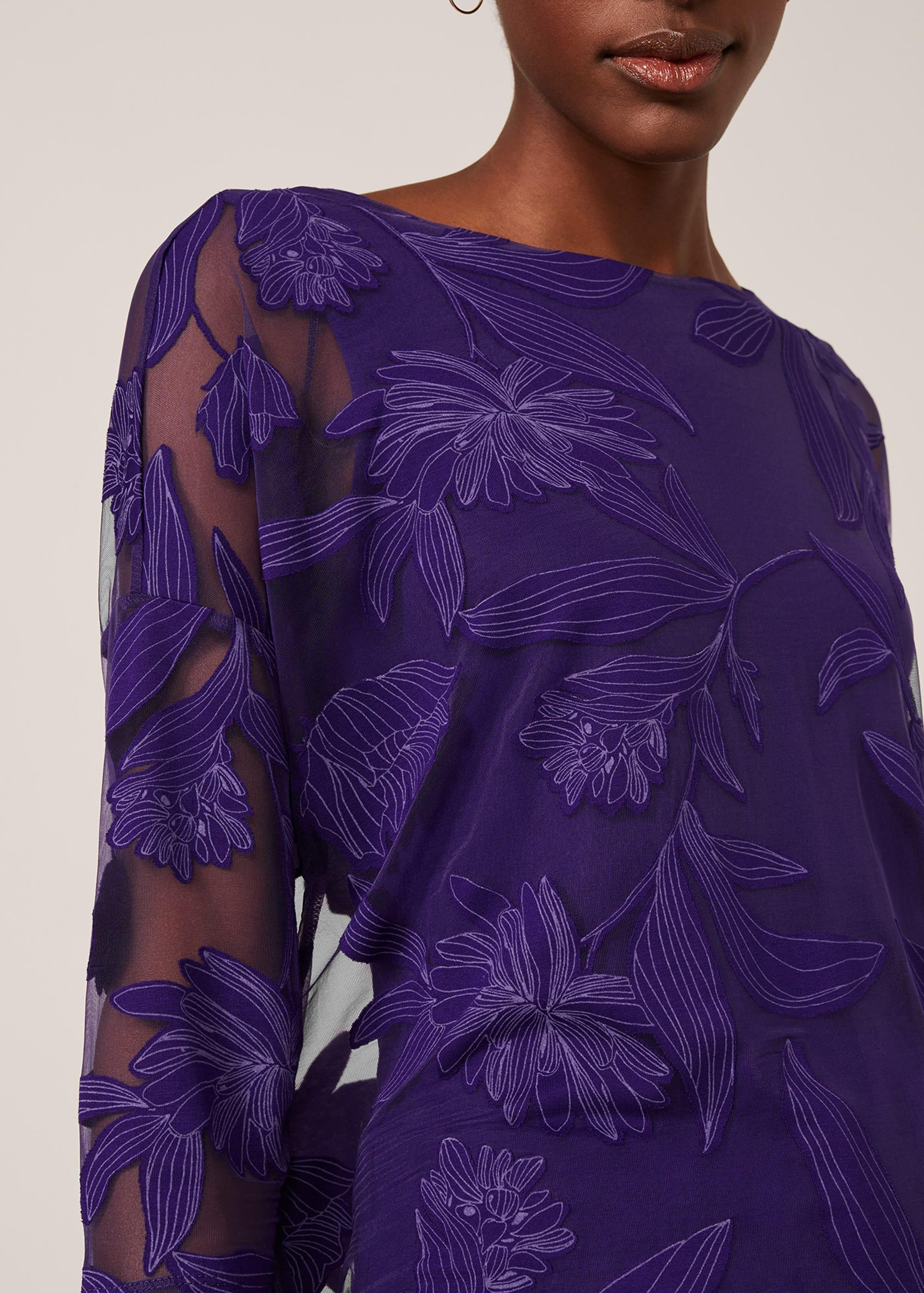 Cerys Floral Burnout Top