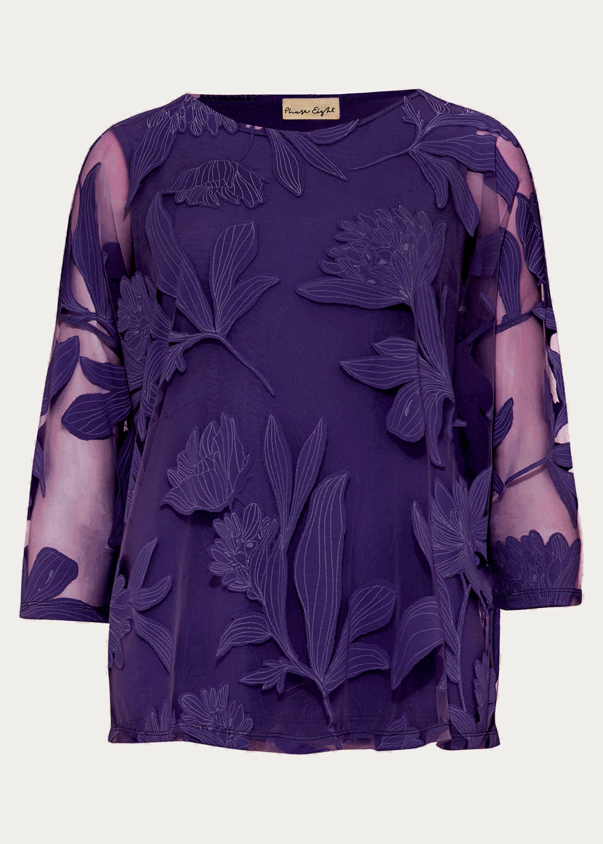 Cerys Floral Burnout Top