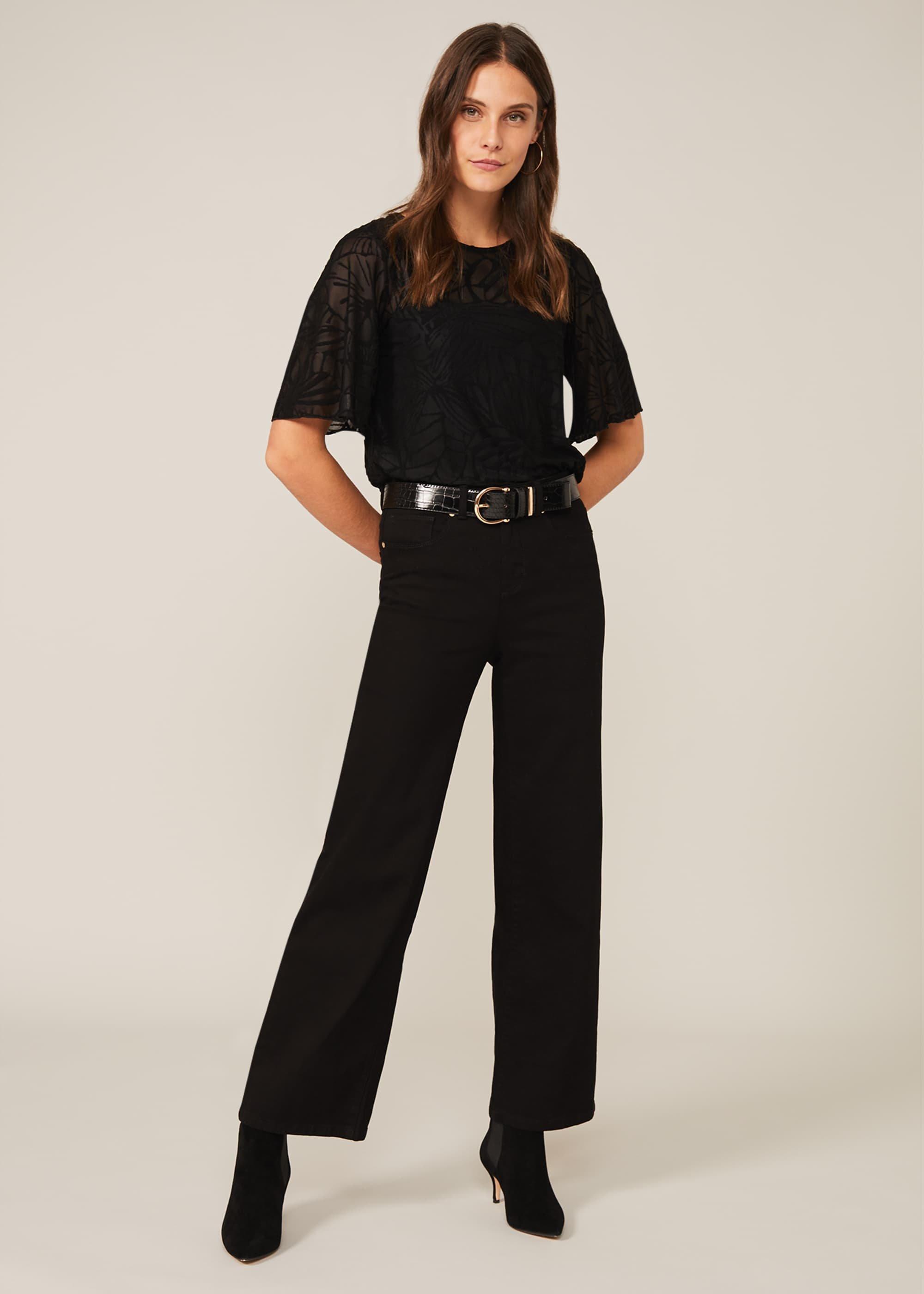 Loire Floral Burnout Top
