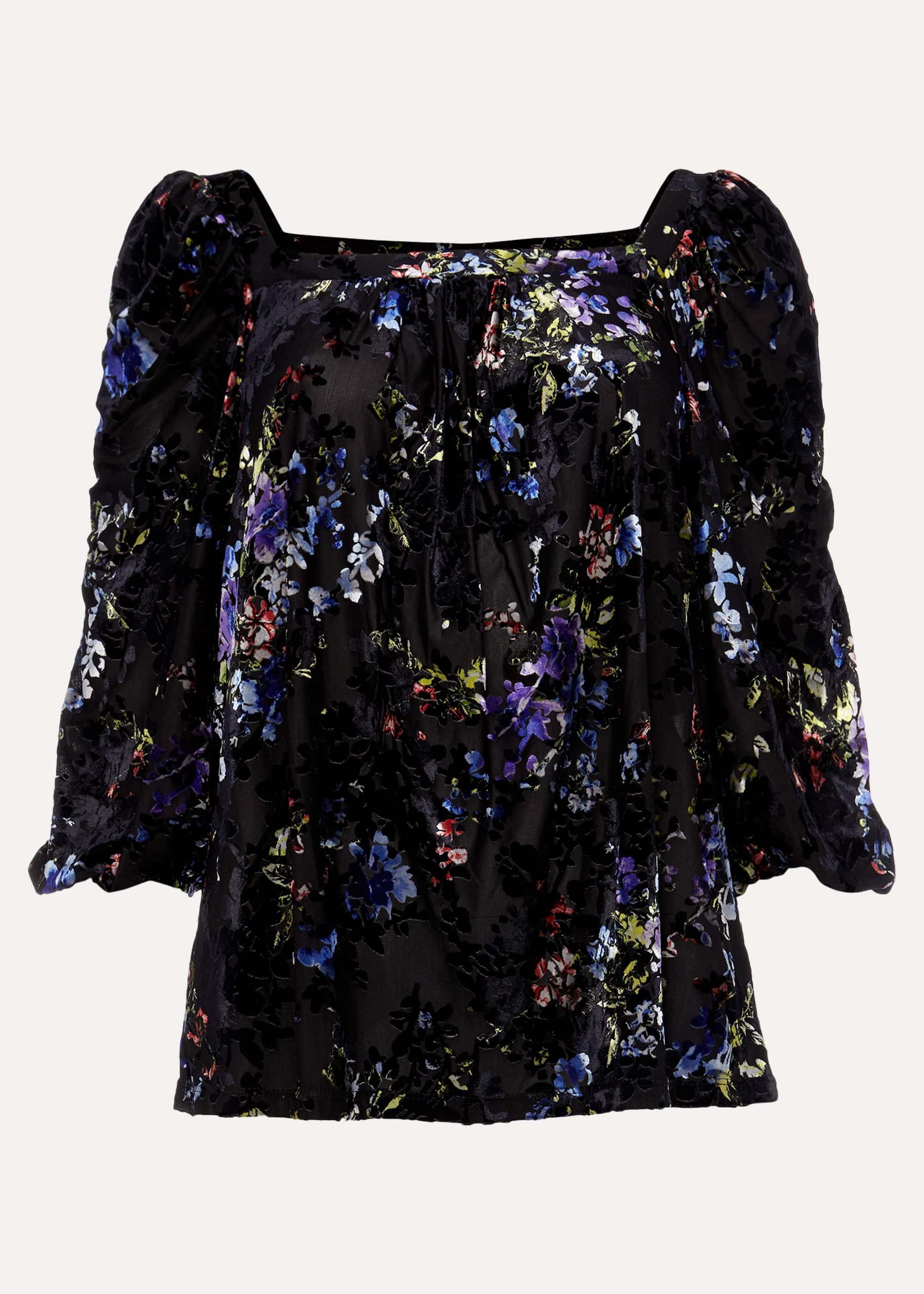 Alisa Square Neck Printed Top
