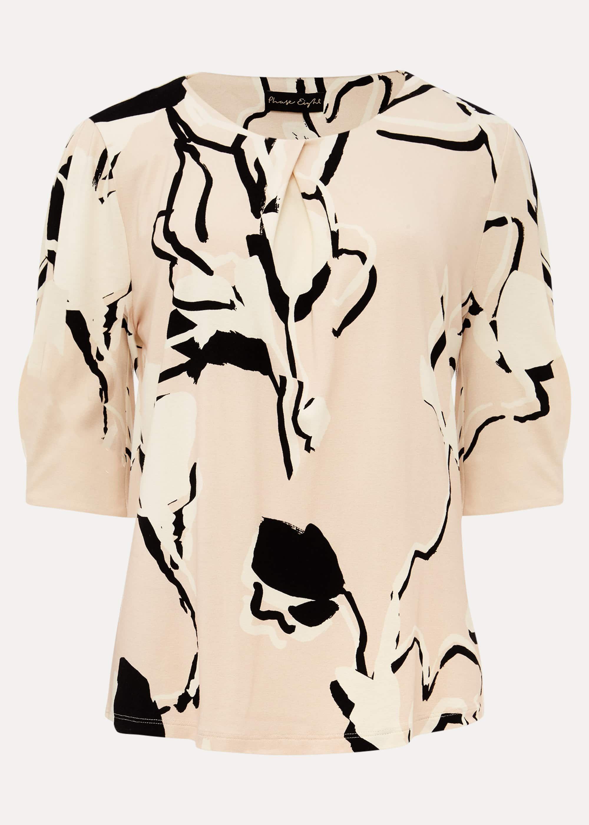 Jetta Marble Print Top