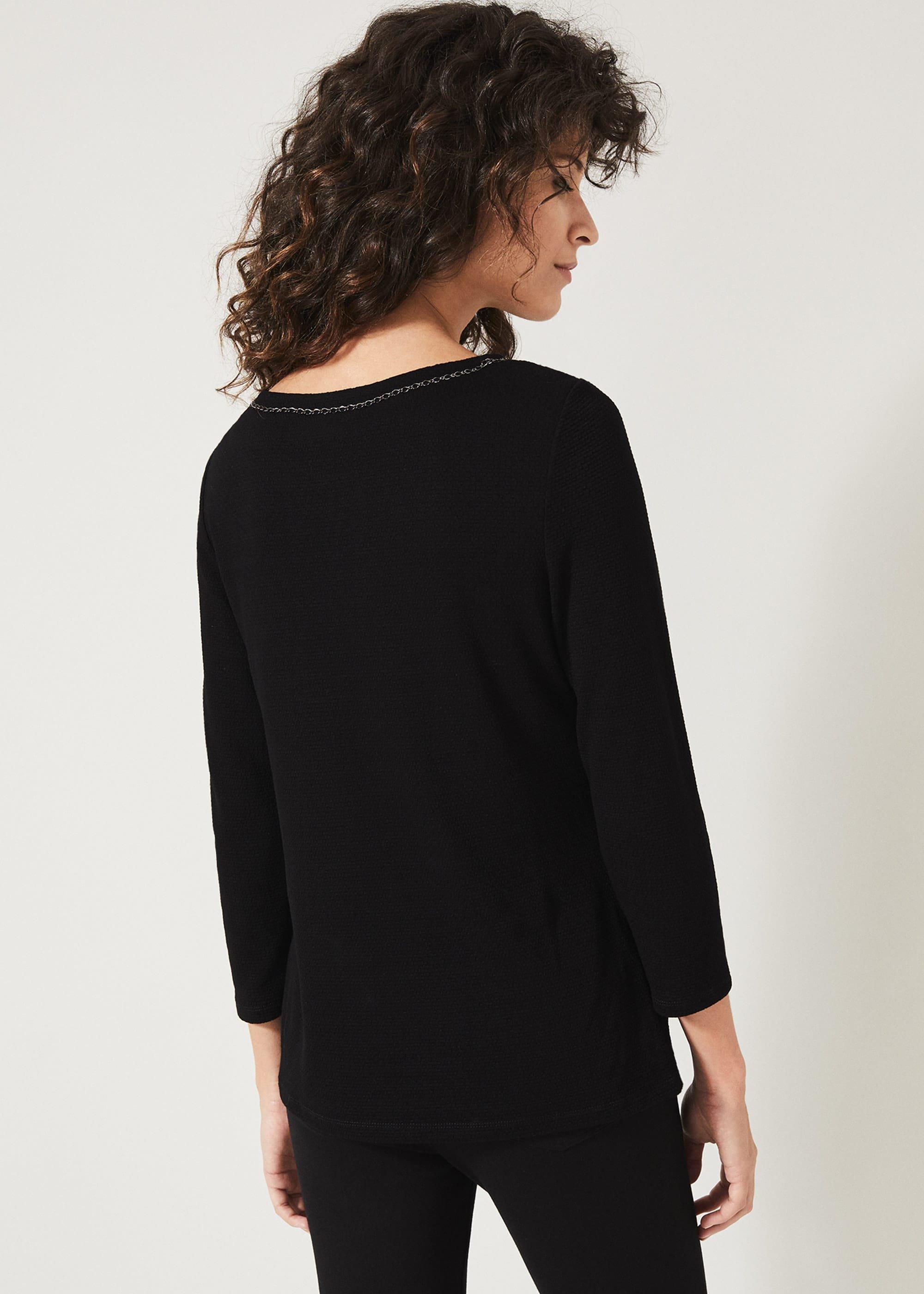 Seren Textured Chain Detail Top