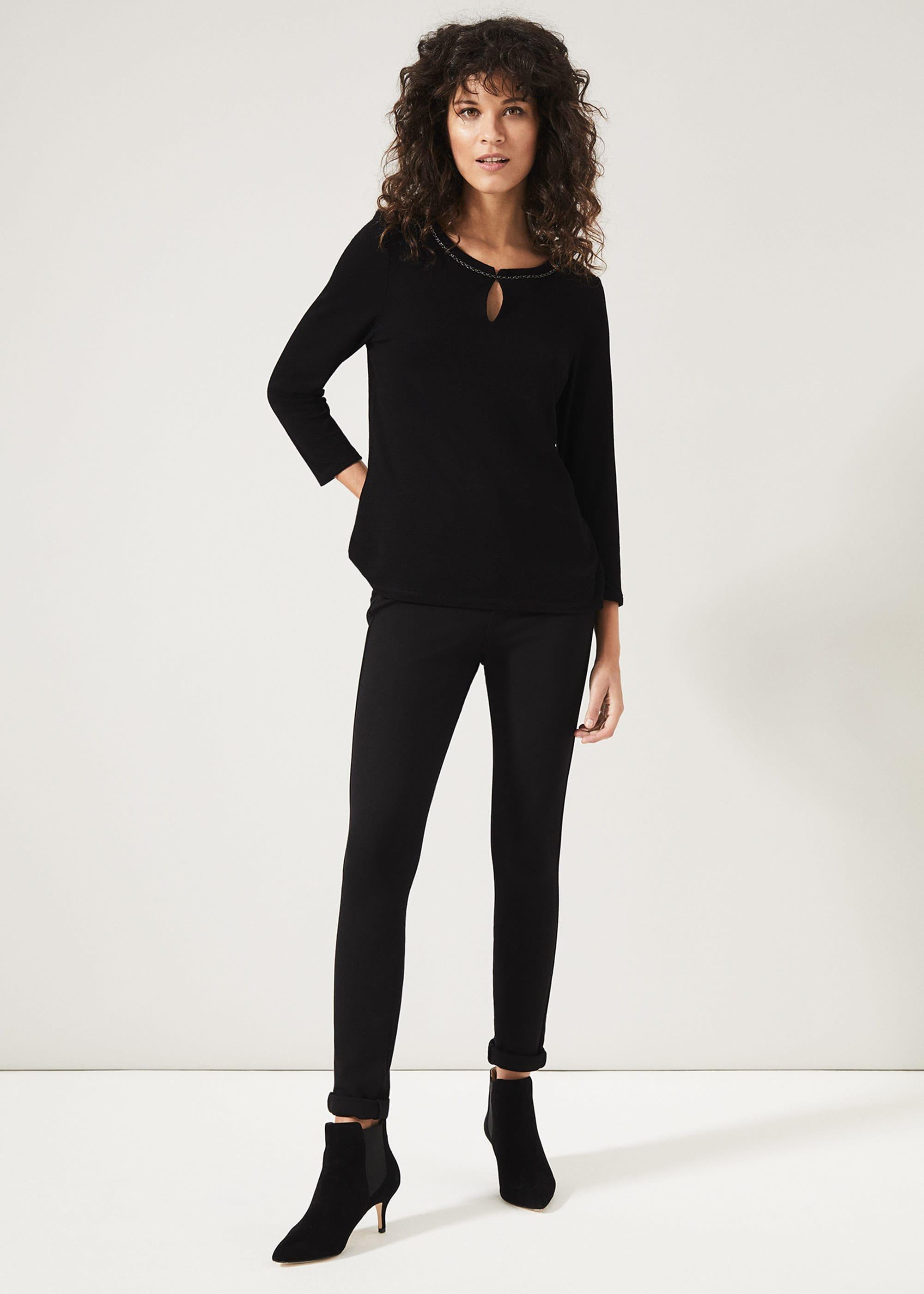 Seren Textured Chain Detail Top