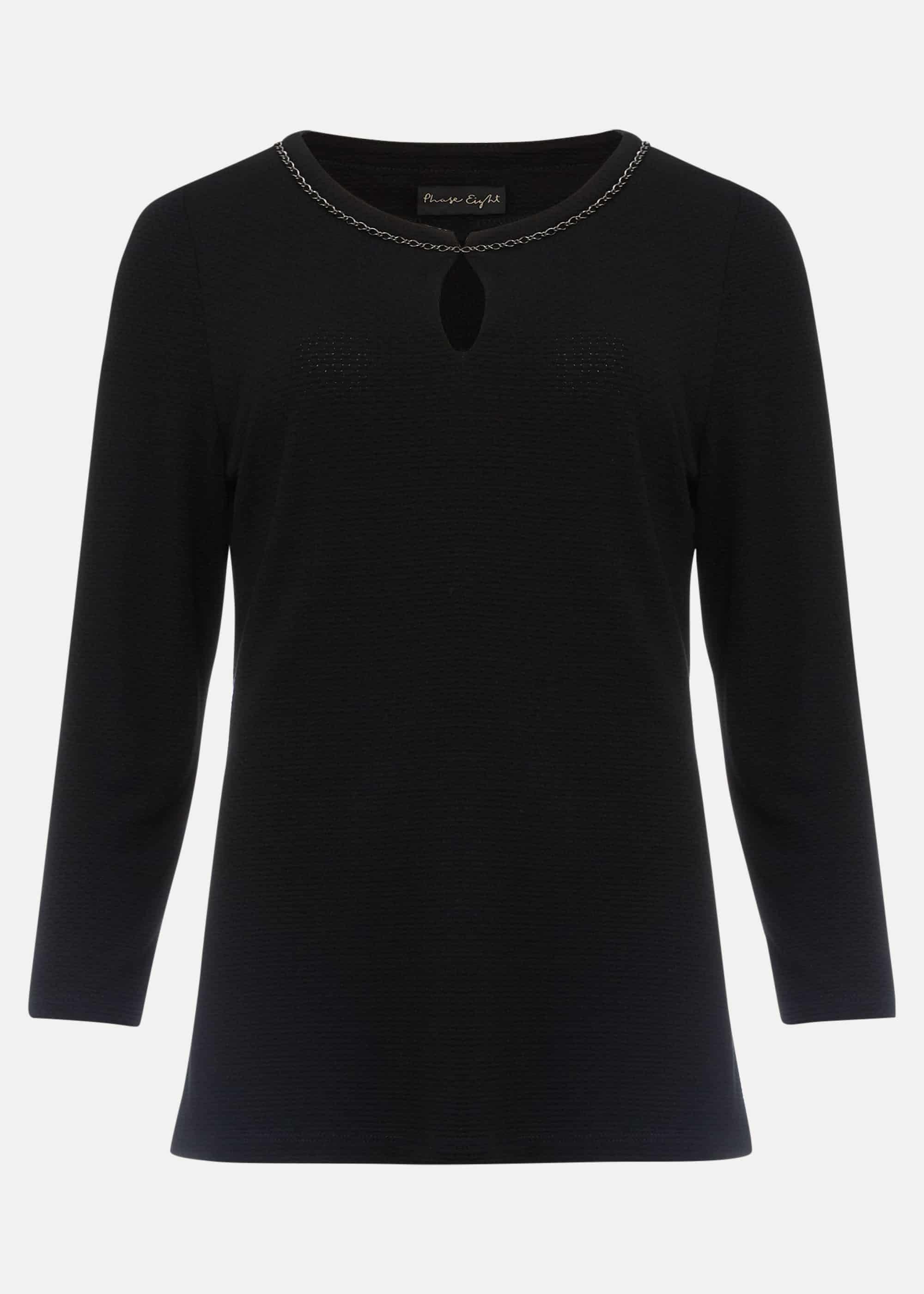 Seren Textured Chain Detail Top