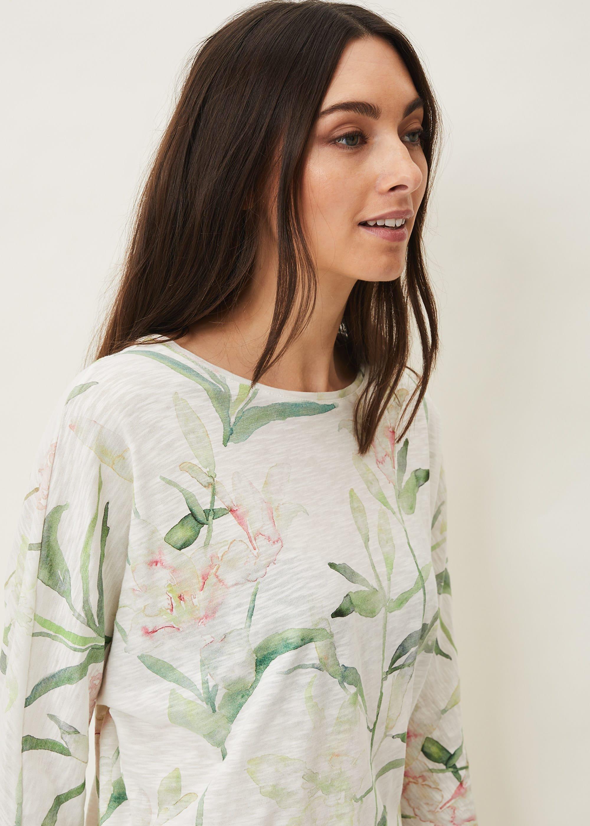 Inna Watercolour Print Top