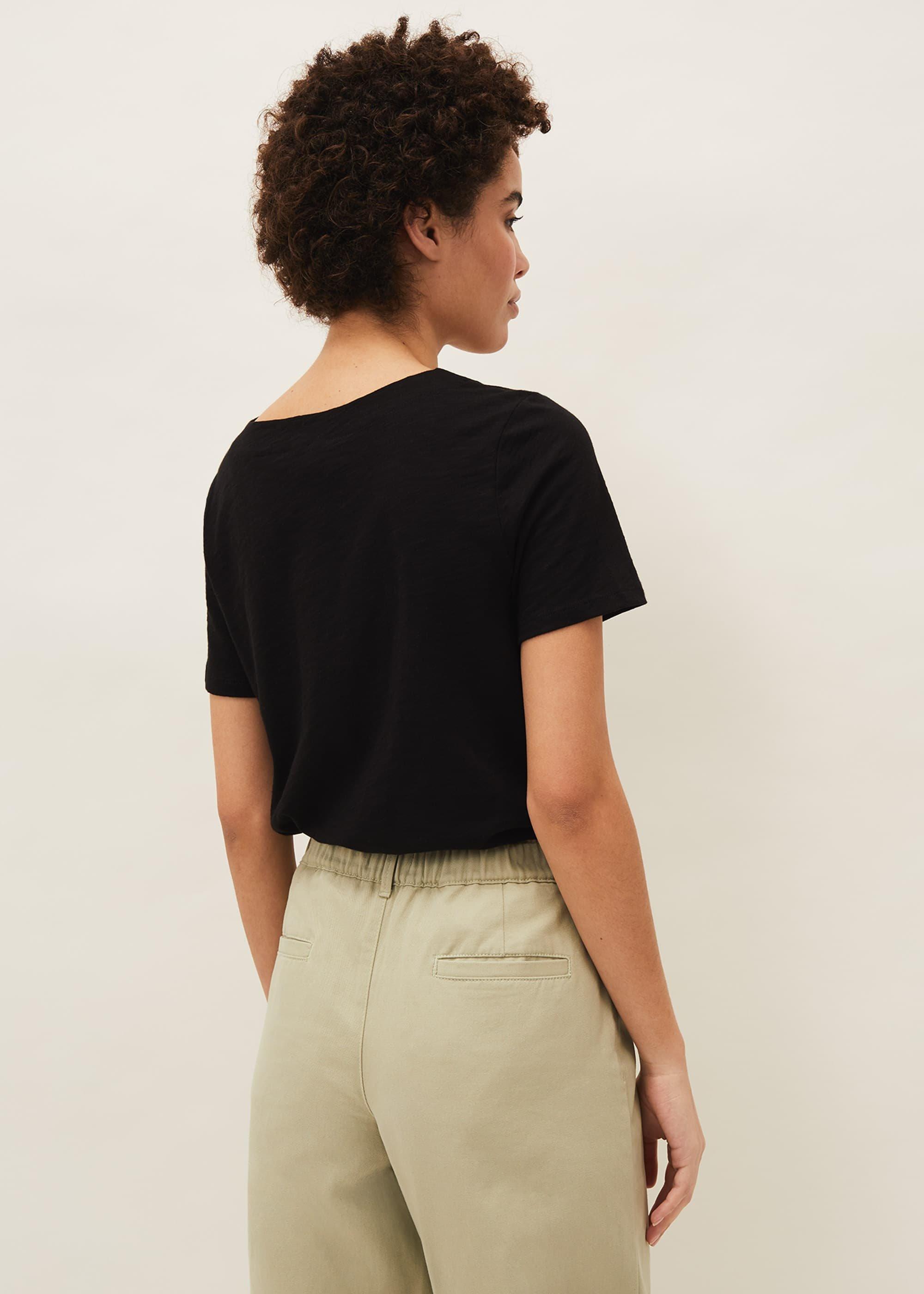 Elspeth V-Neck Cotton Top