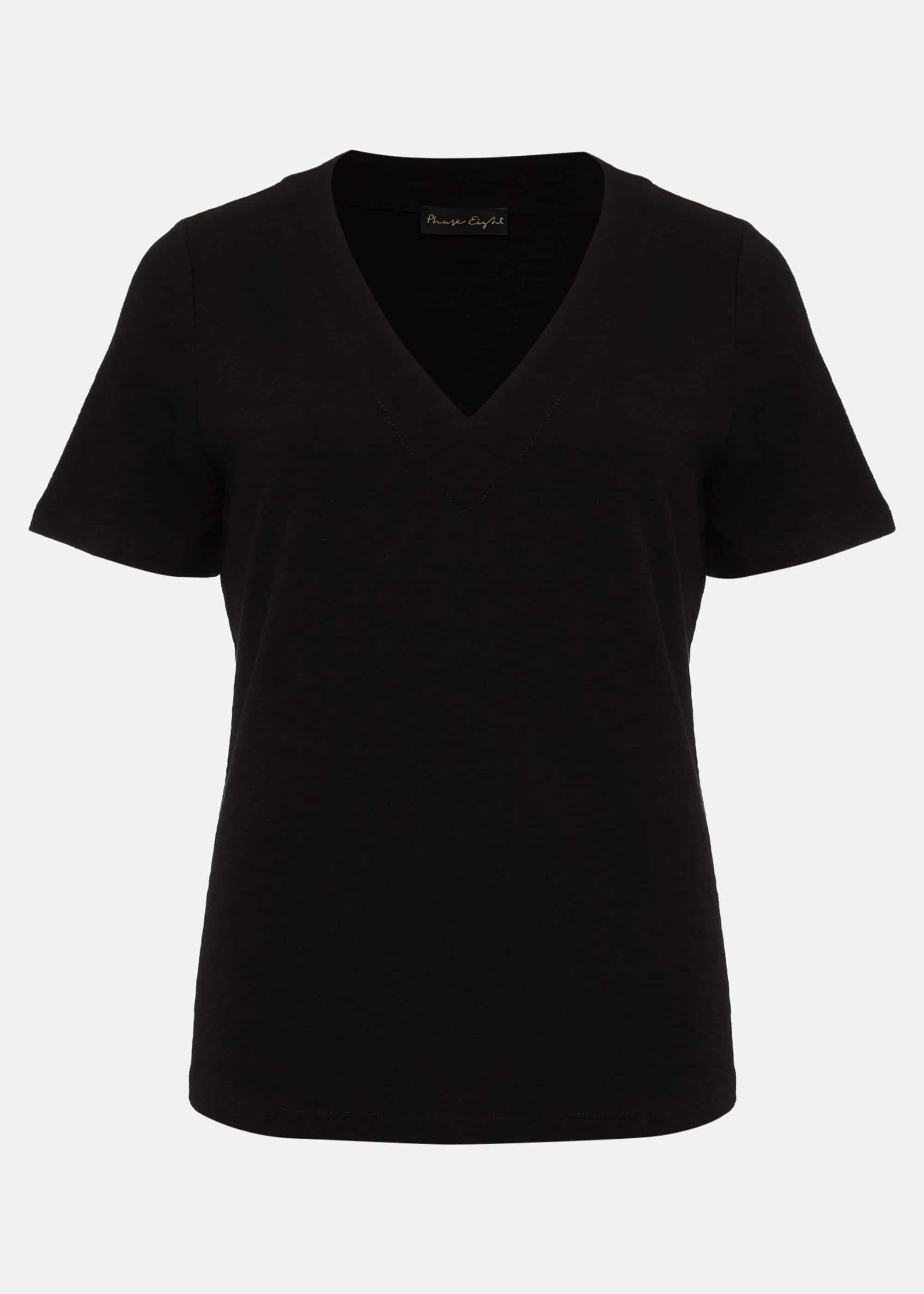Elspeth V-Neck Cotton Top