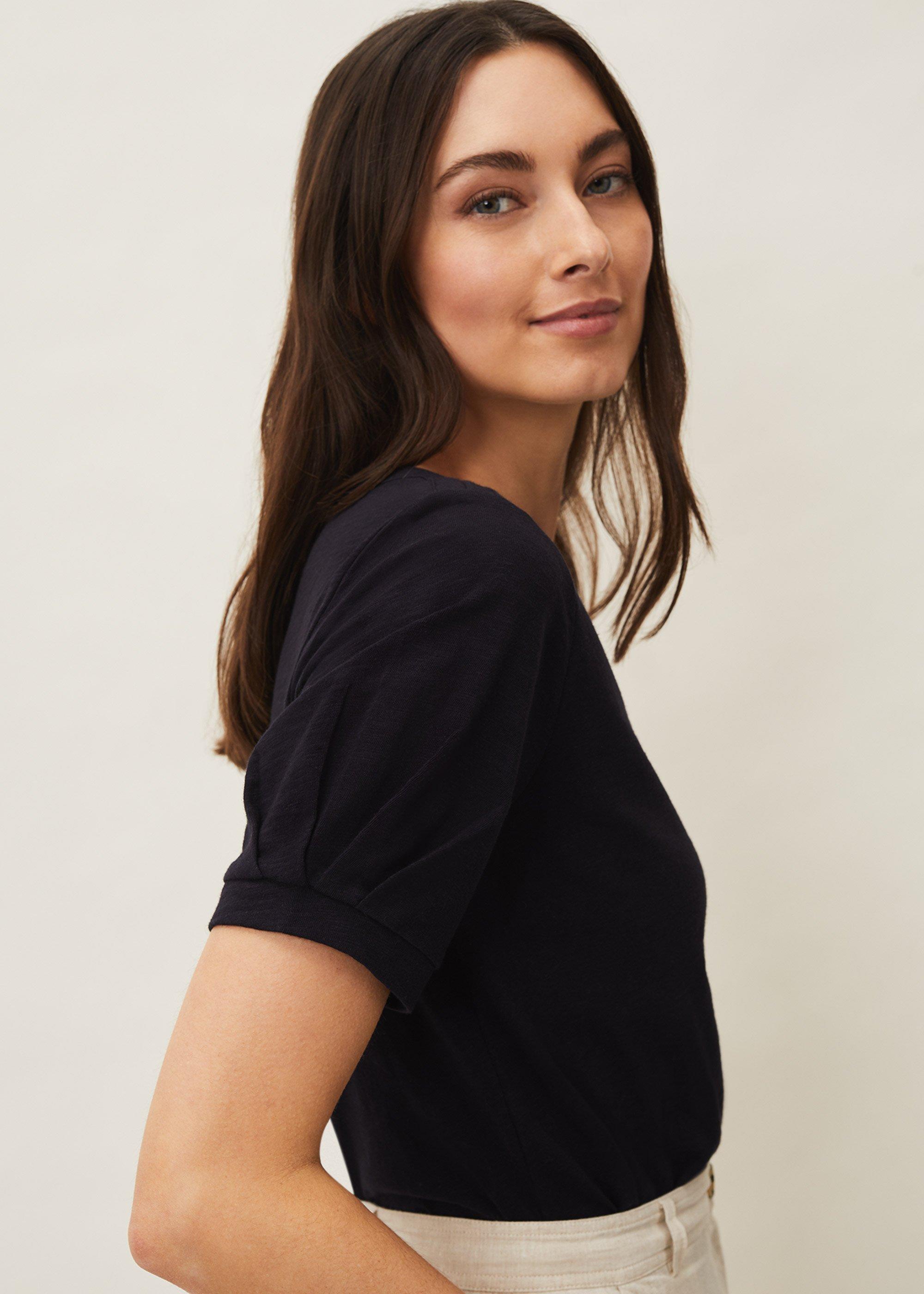 Elspeth Pleat Sleeve Top