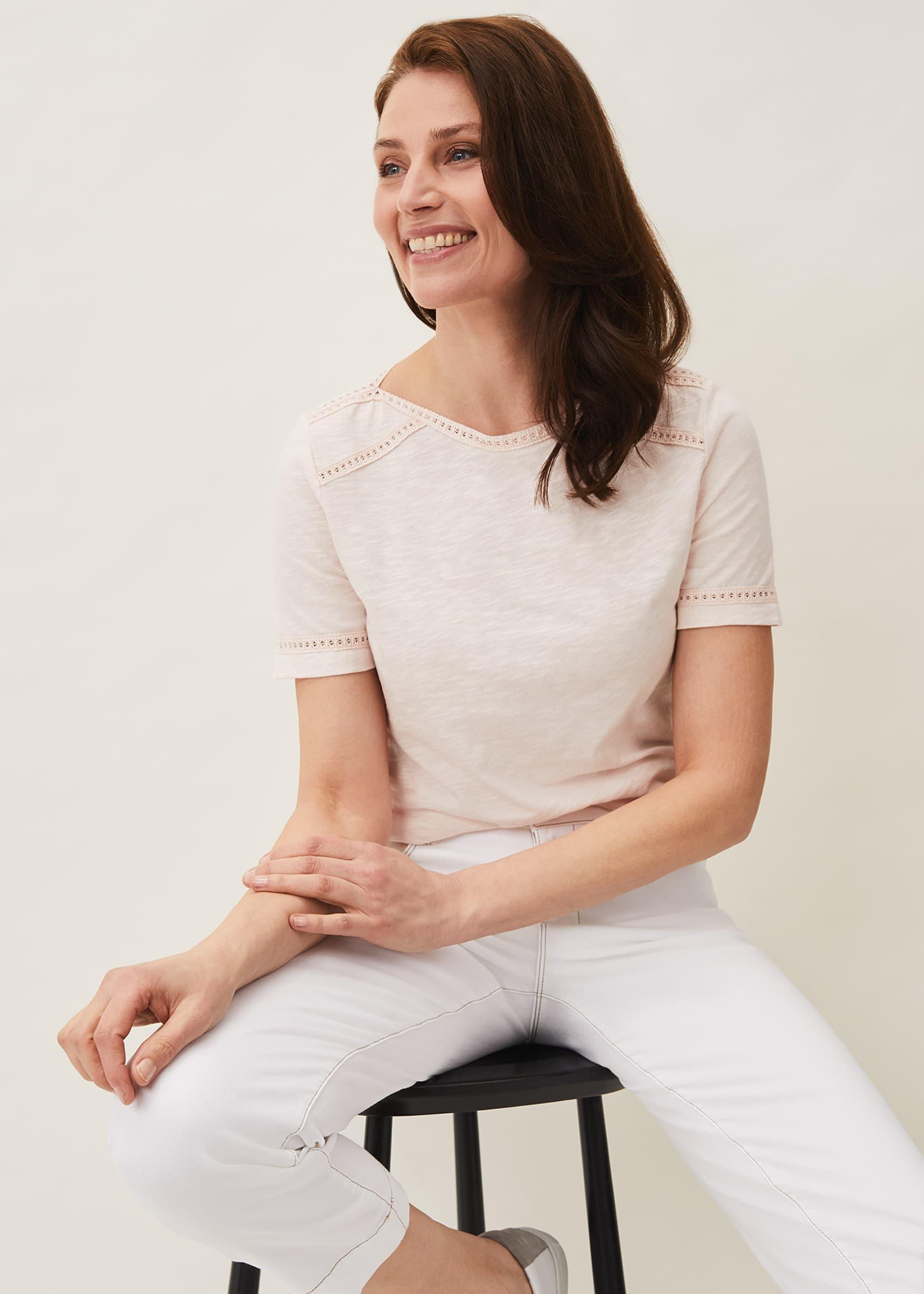 Elspeth Lace Trim Top