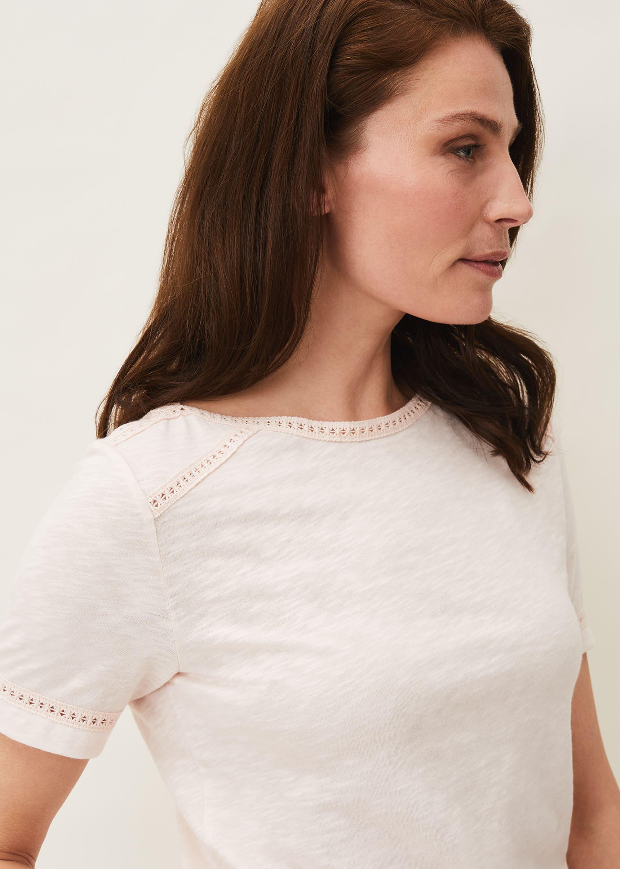 Elspeth Lace Trim Top