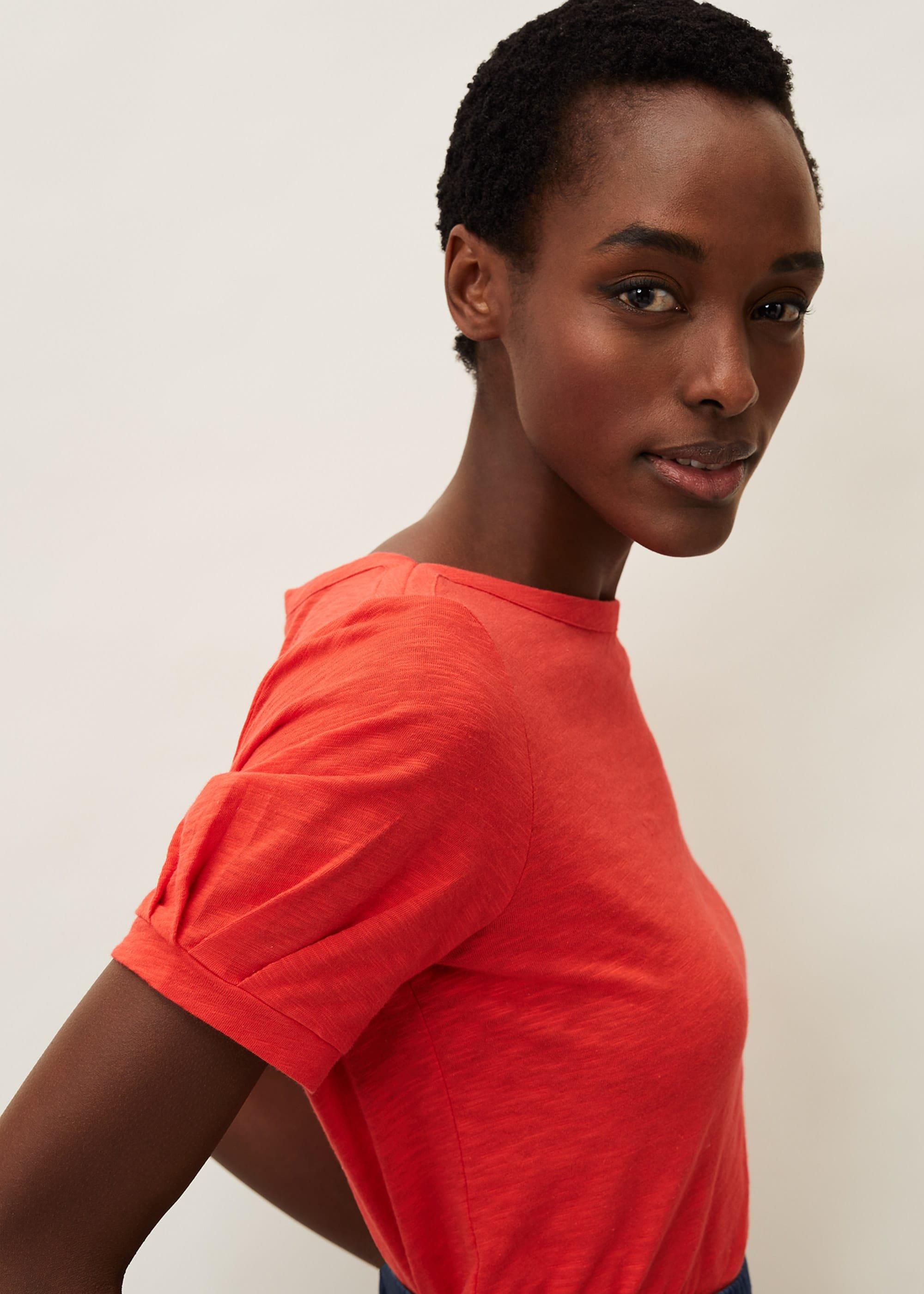 Elspeth Pleat Sleeve Top