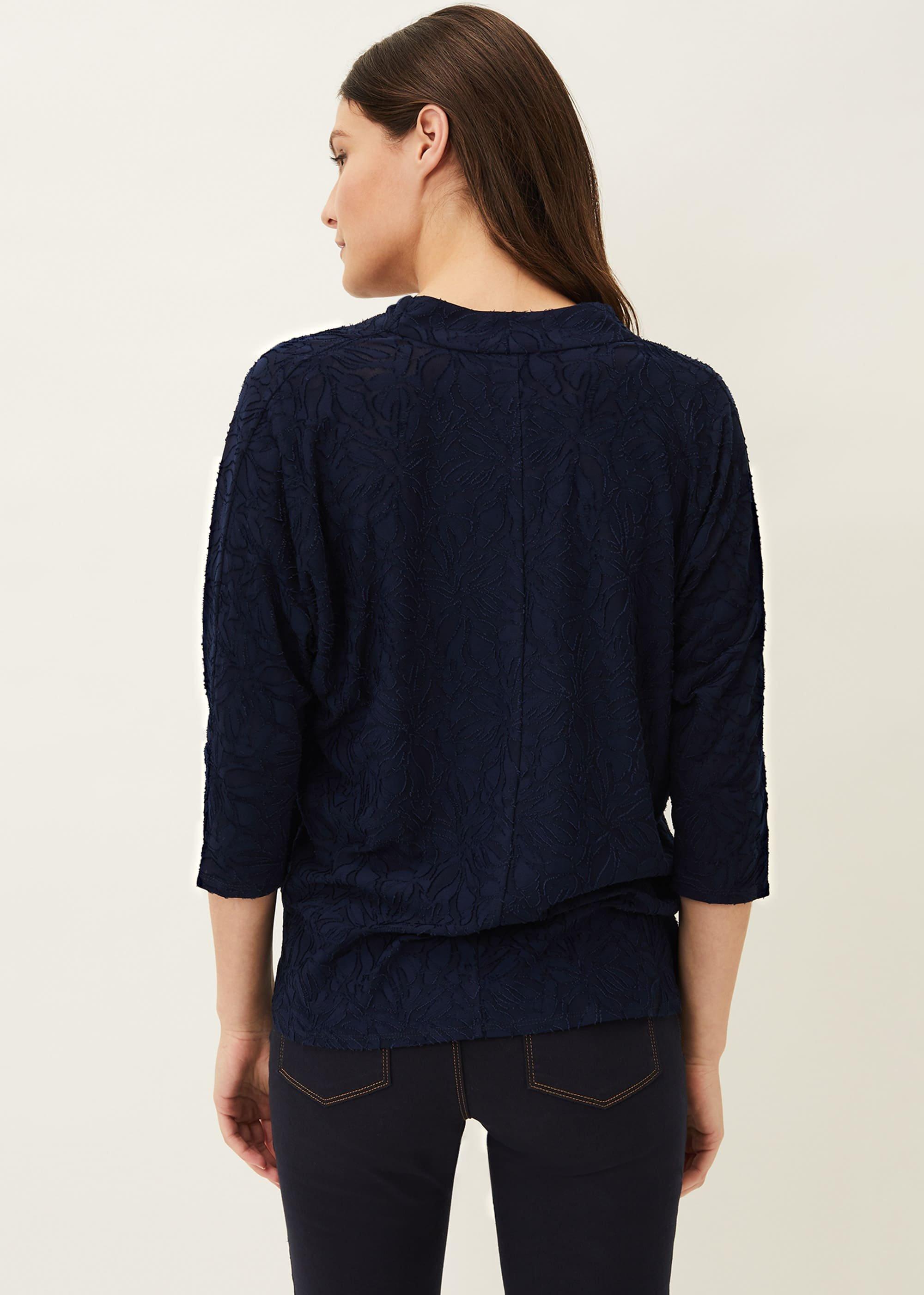 Tia Floral Jacquard Top