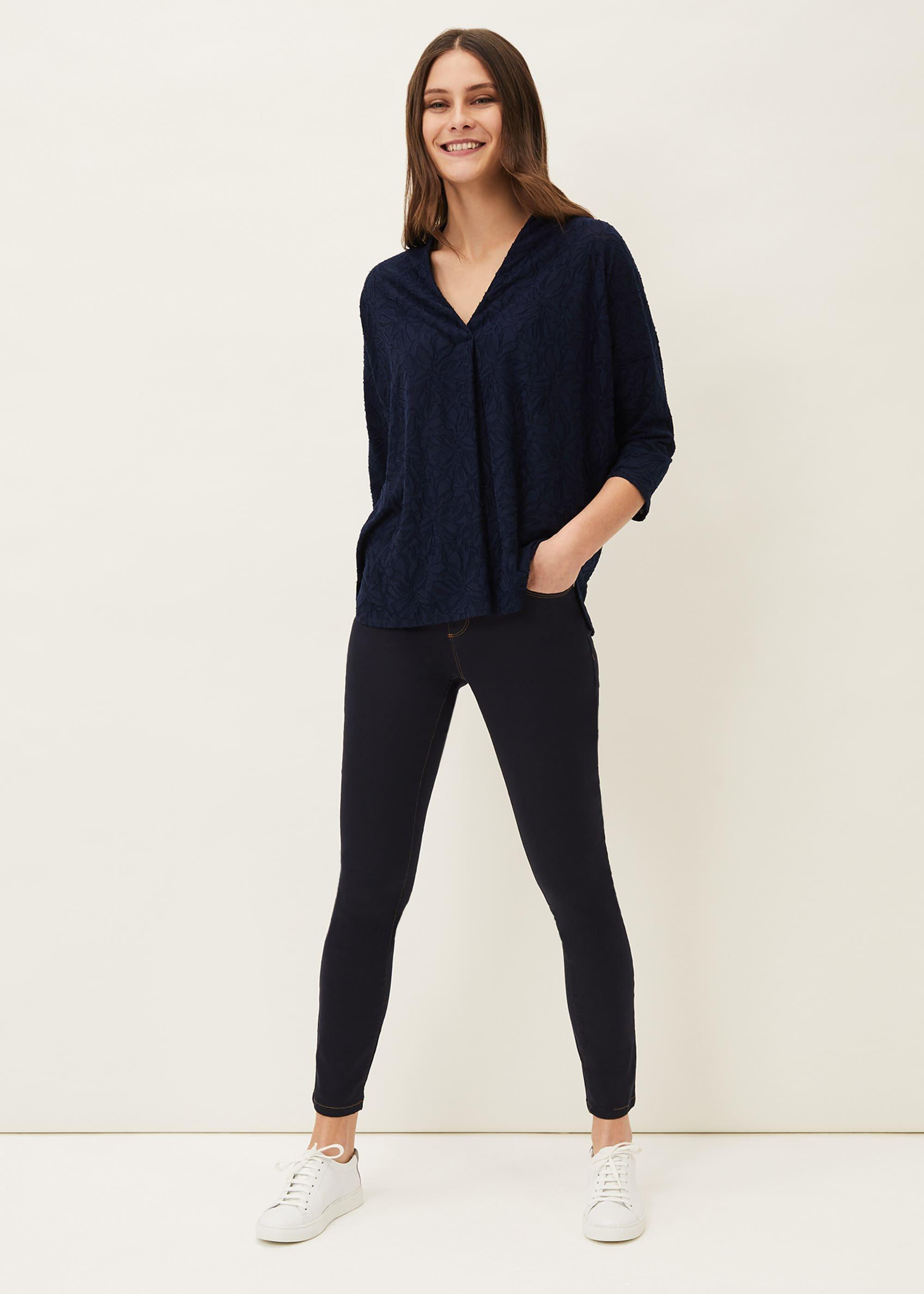Tia Floral Jacquard Top
