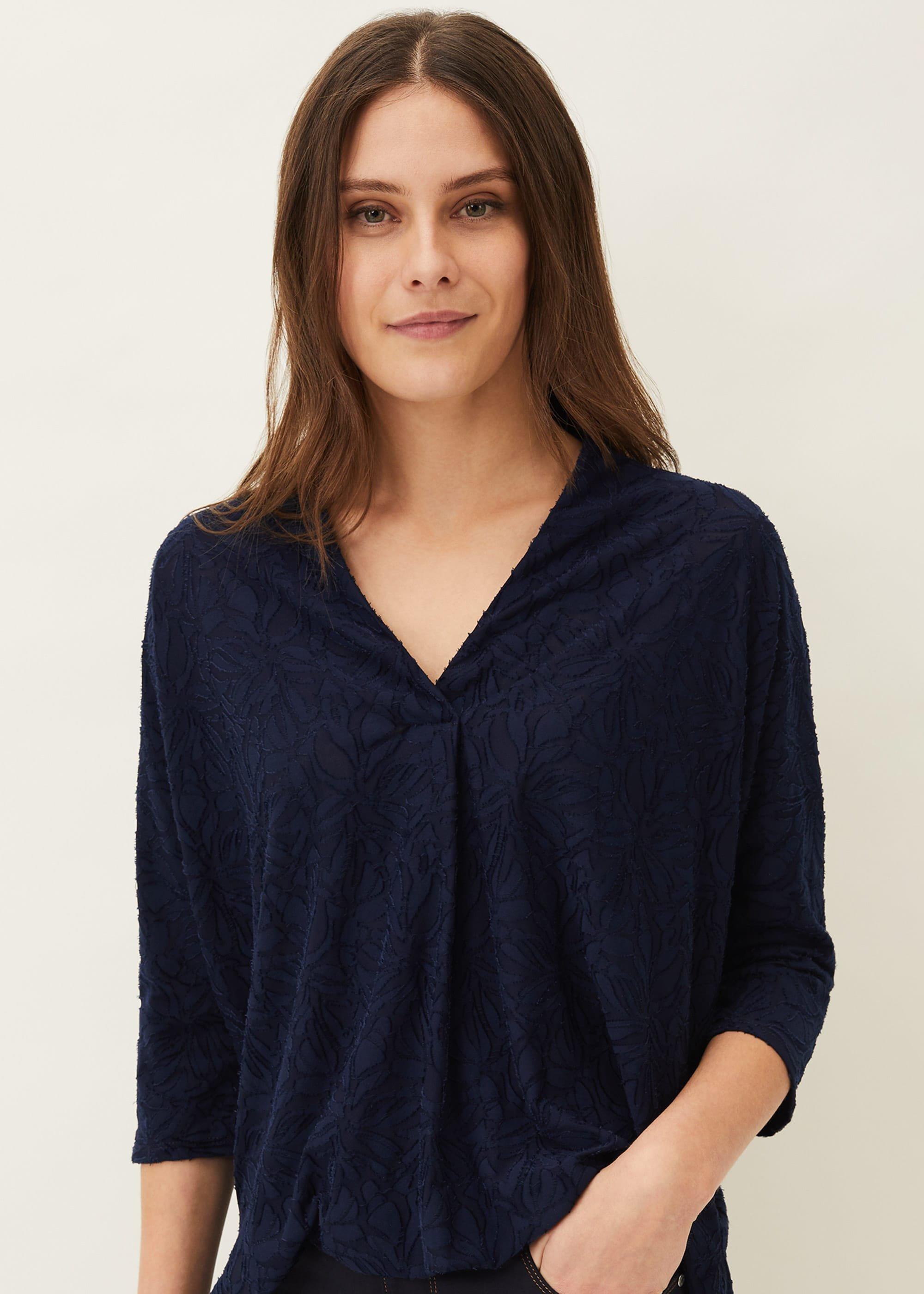 Tia Floral Jacquard Top