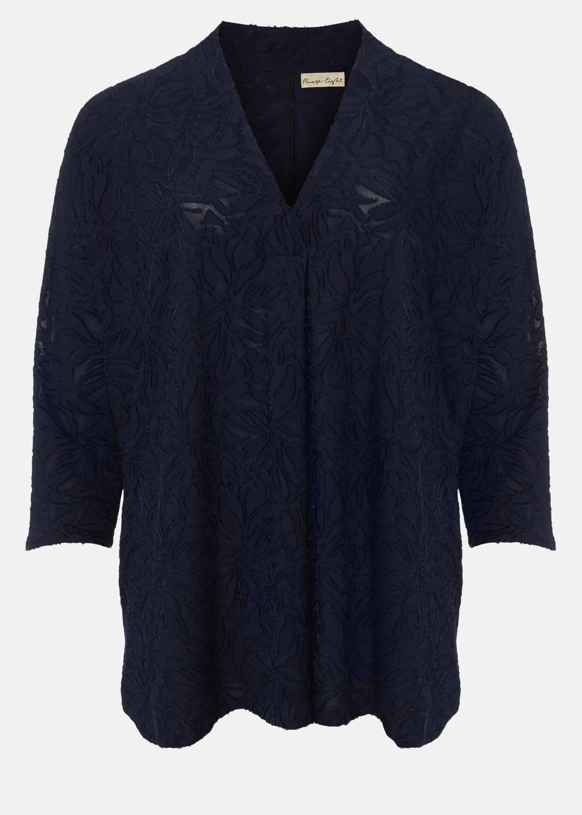 Tia Floral Jacquard Top
